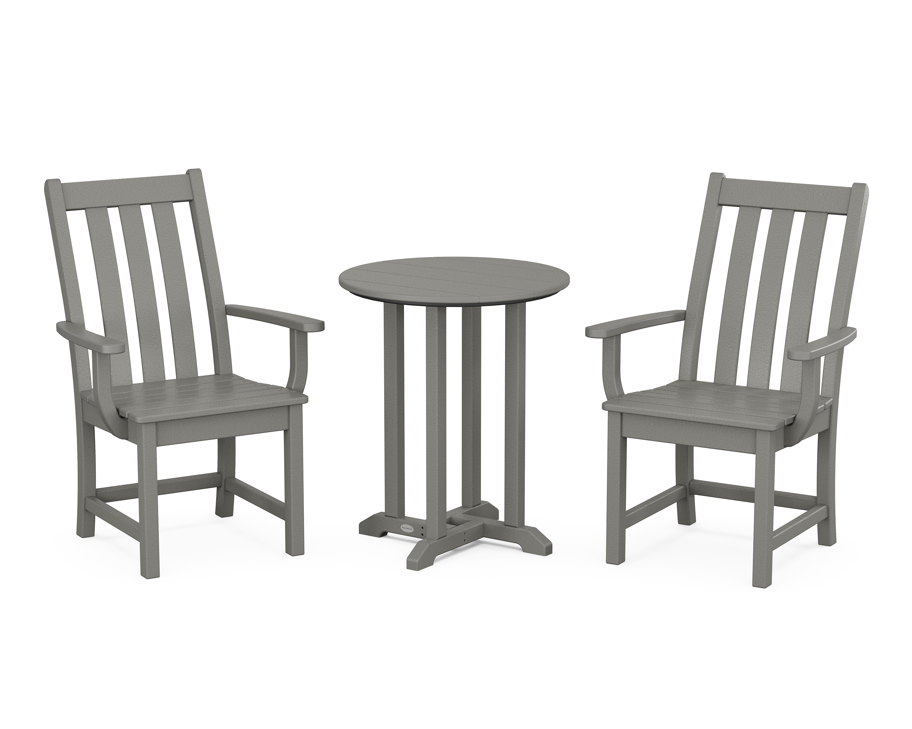 POLYWOOD Vineyard 3-Piece Round Bistro Dining Set