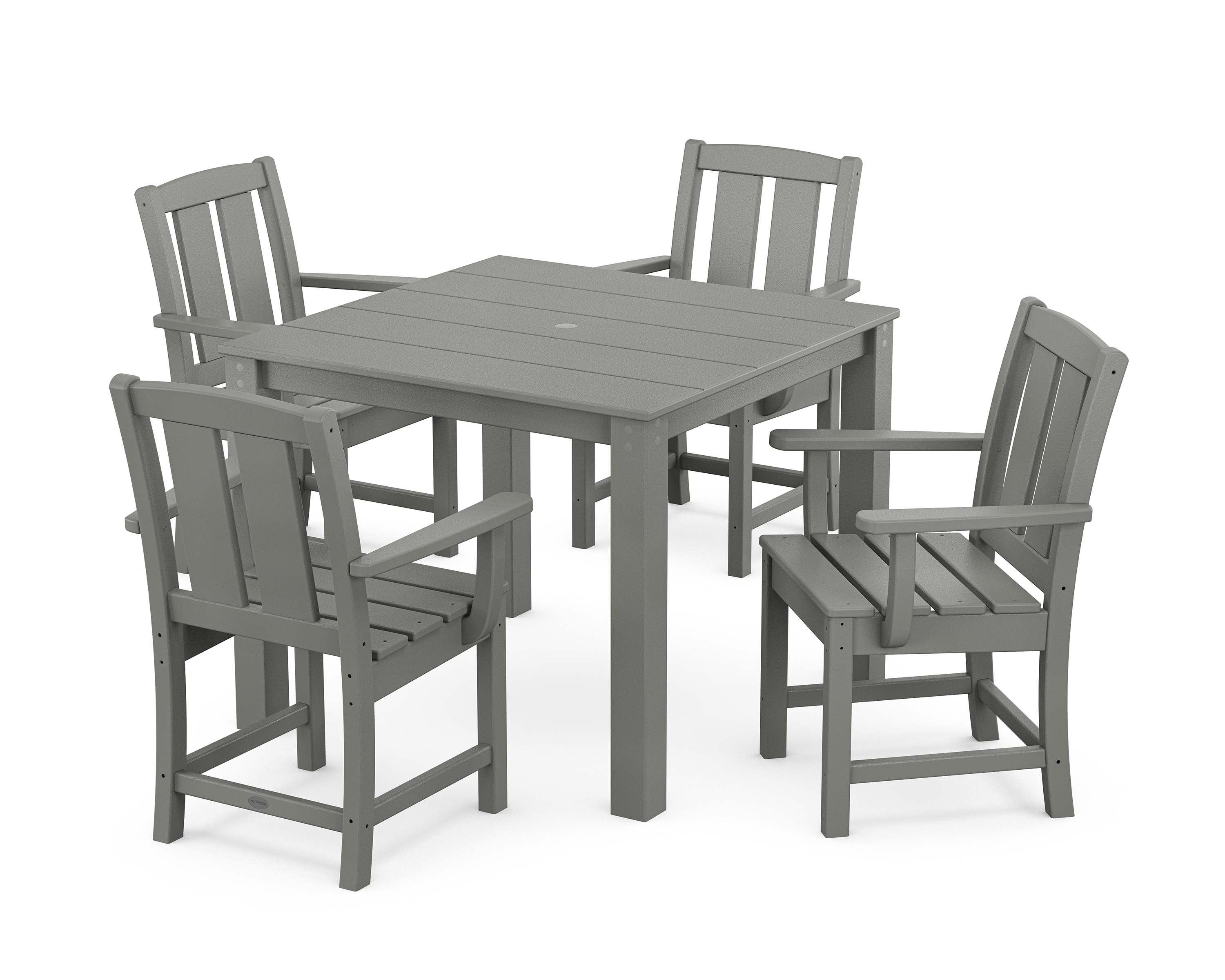 POLYWOOD Mission 5-Piece Parsons Dining Set