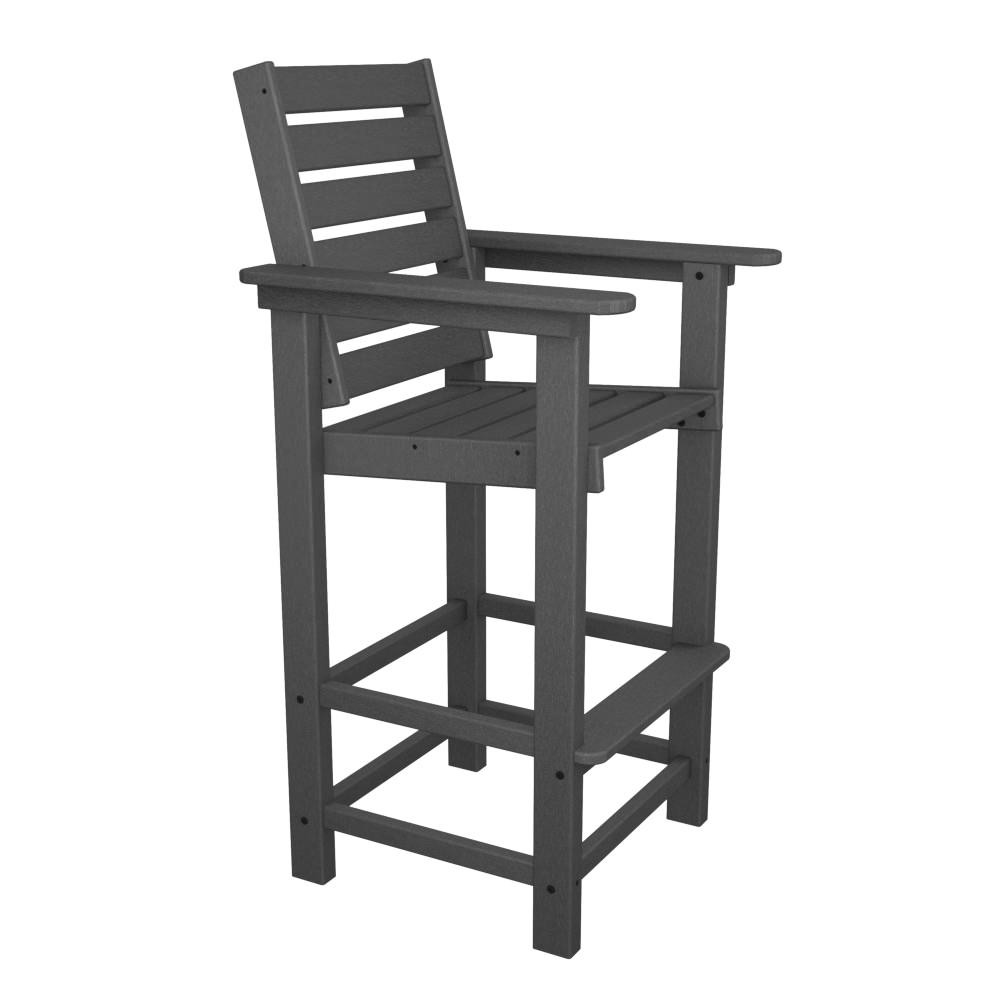 POLYWOOD Captain Bar Chair