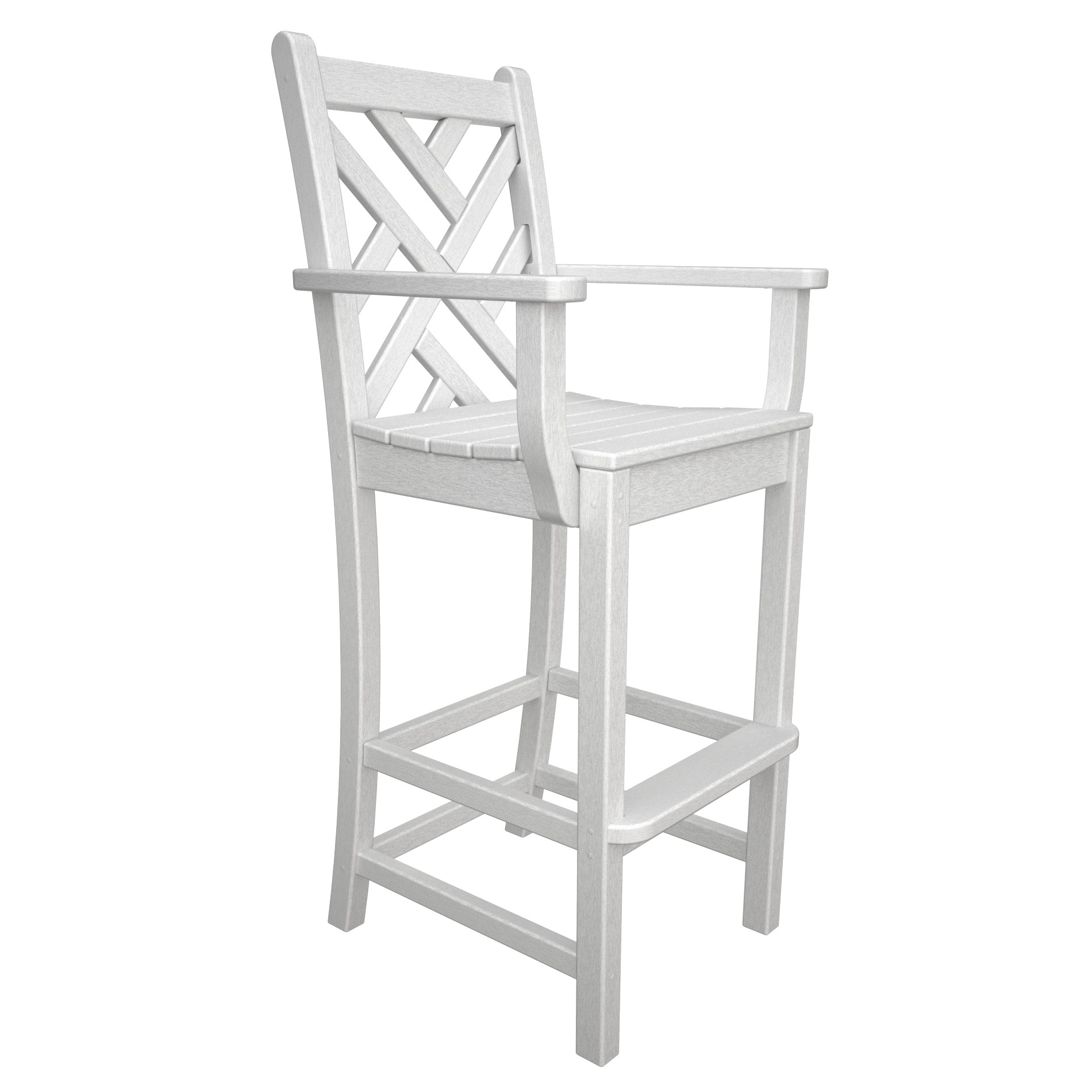 POLYWOOD Chippendale Bar Height Arm Chair