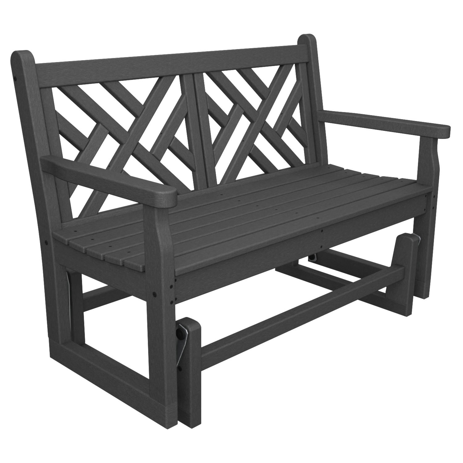 POLYWOOD Chippendale 48 in Glider Bench
