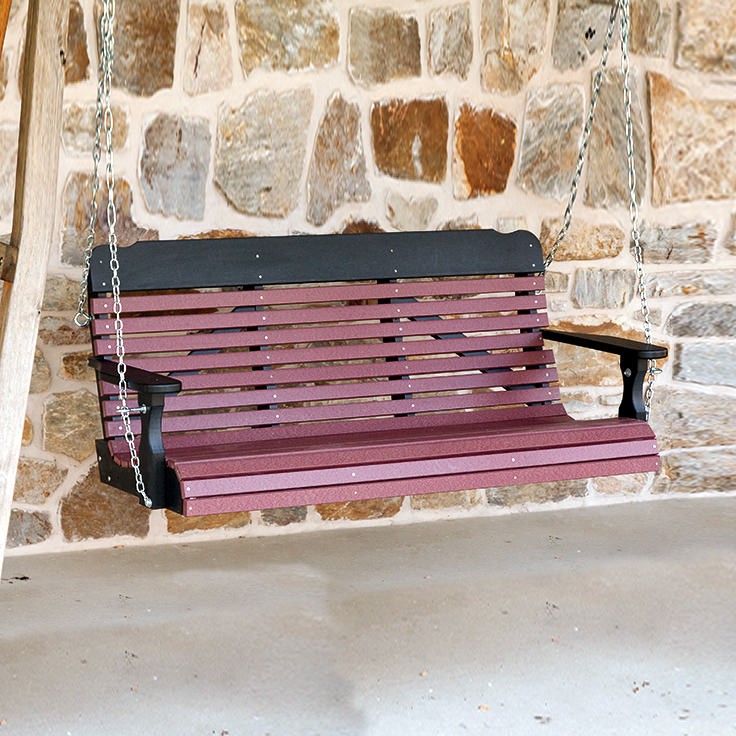 Amish Craft Poly Country Garden 5' Swing