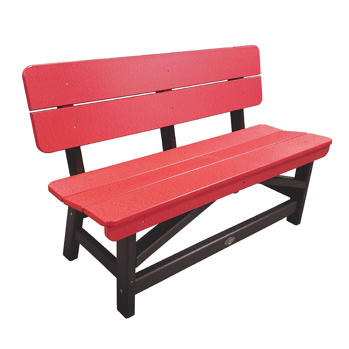 Perfect Choice Classic Standard Dining Height Bench with Back