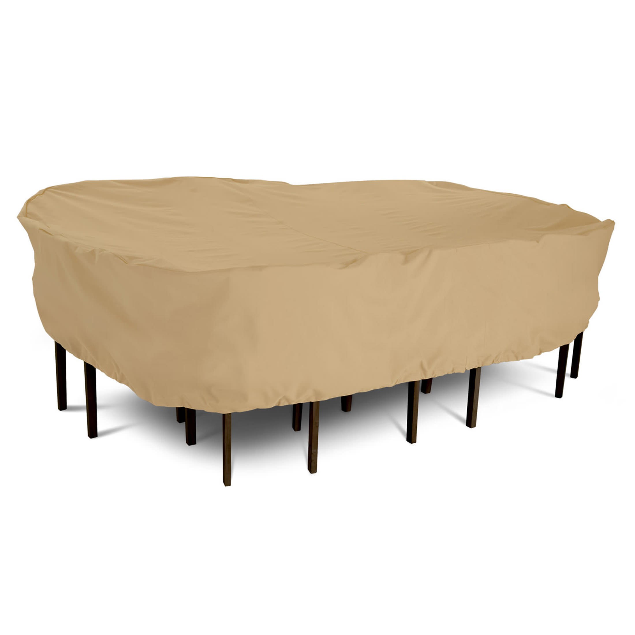 Classic Accessories Terrazzo Large Oval Sand Table and Chair Set Cover