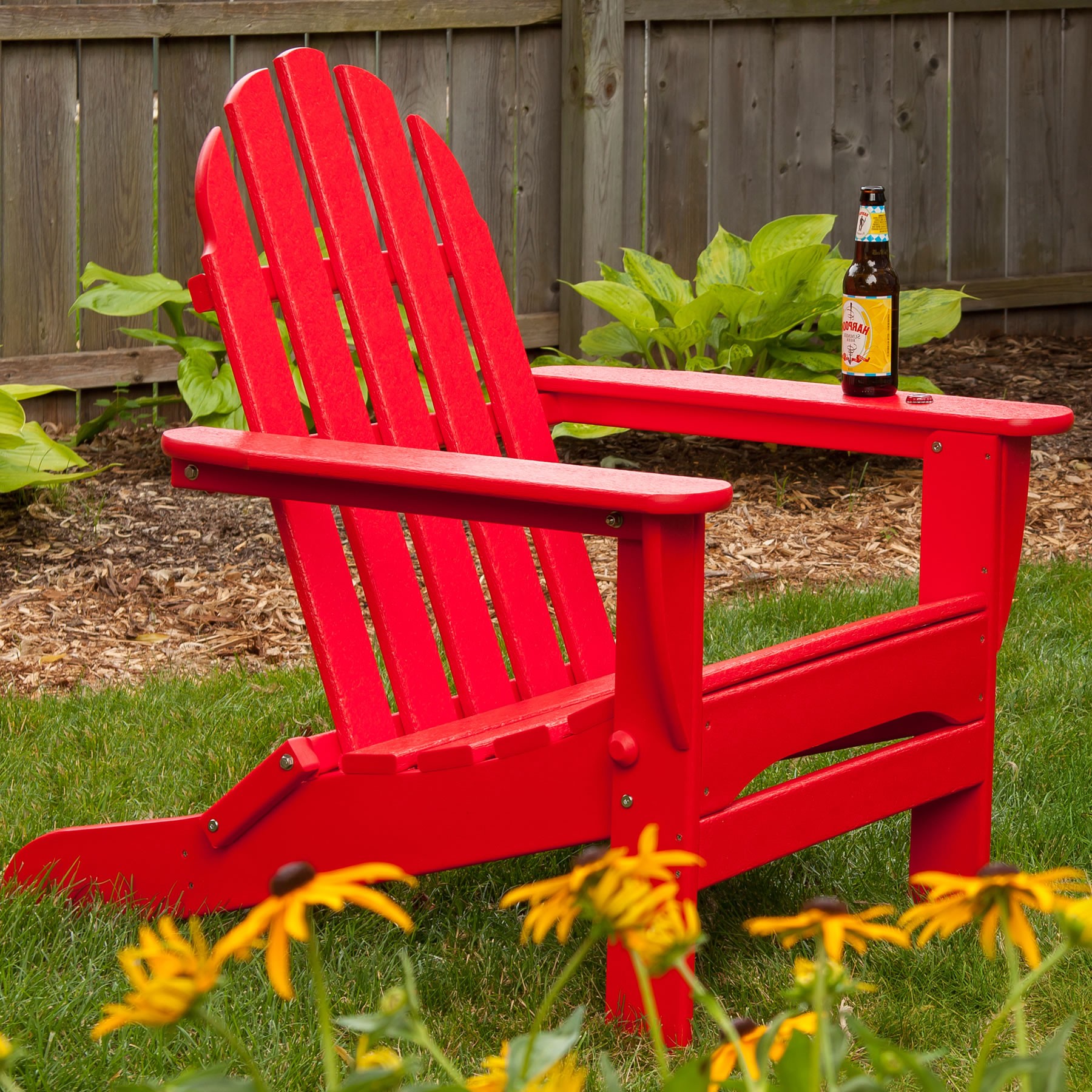 POLYWOOD Classic Folding Adirondack Chair