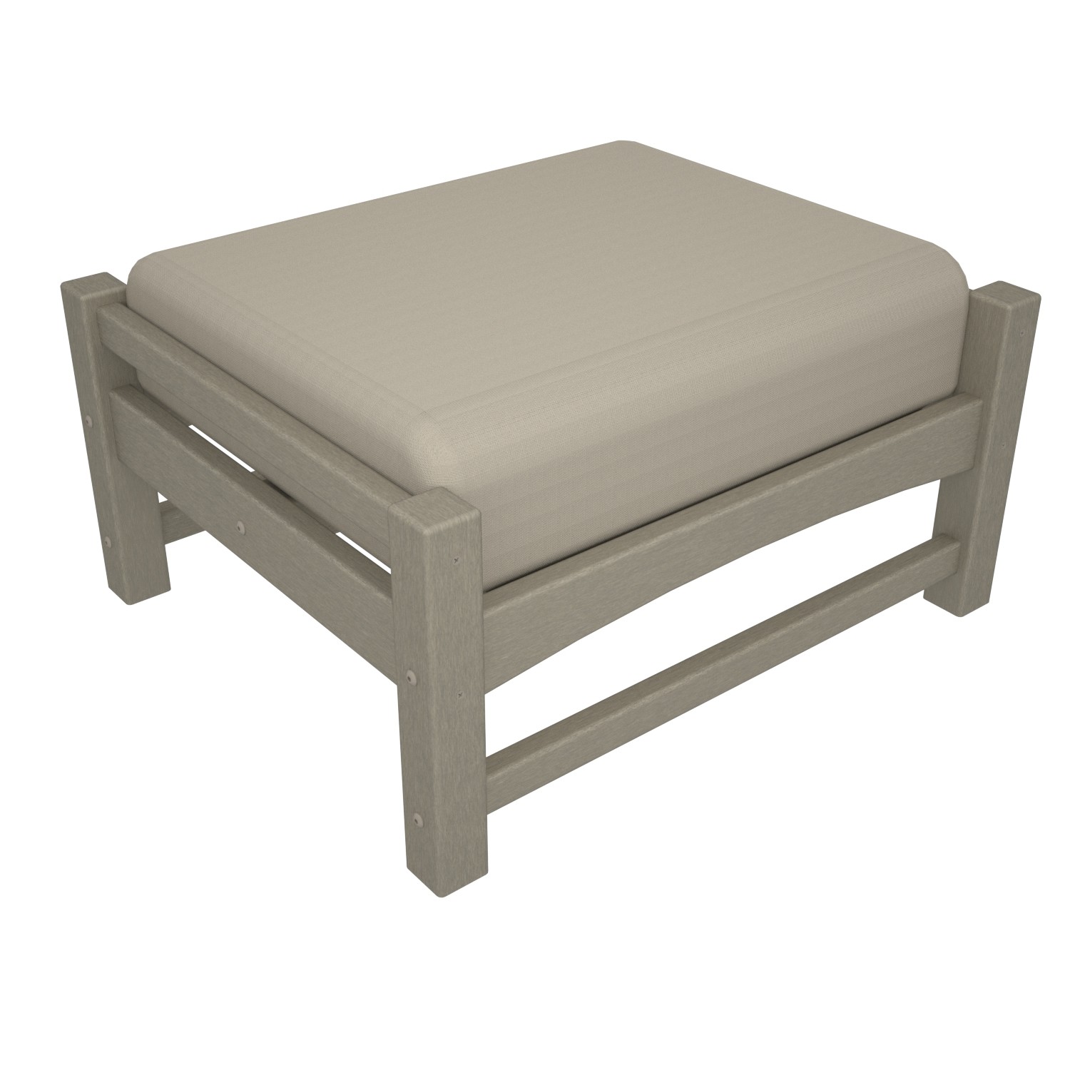 POLYWOOD Club Ottoman