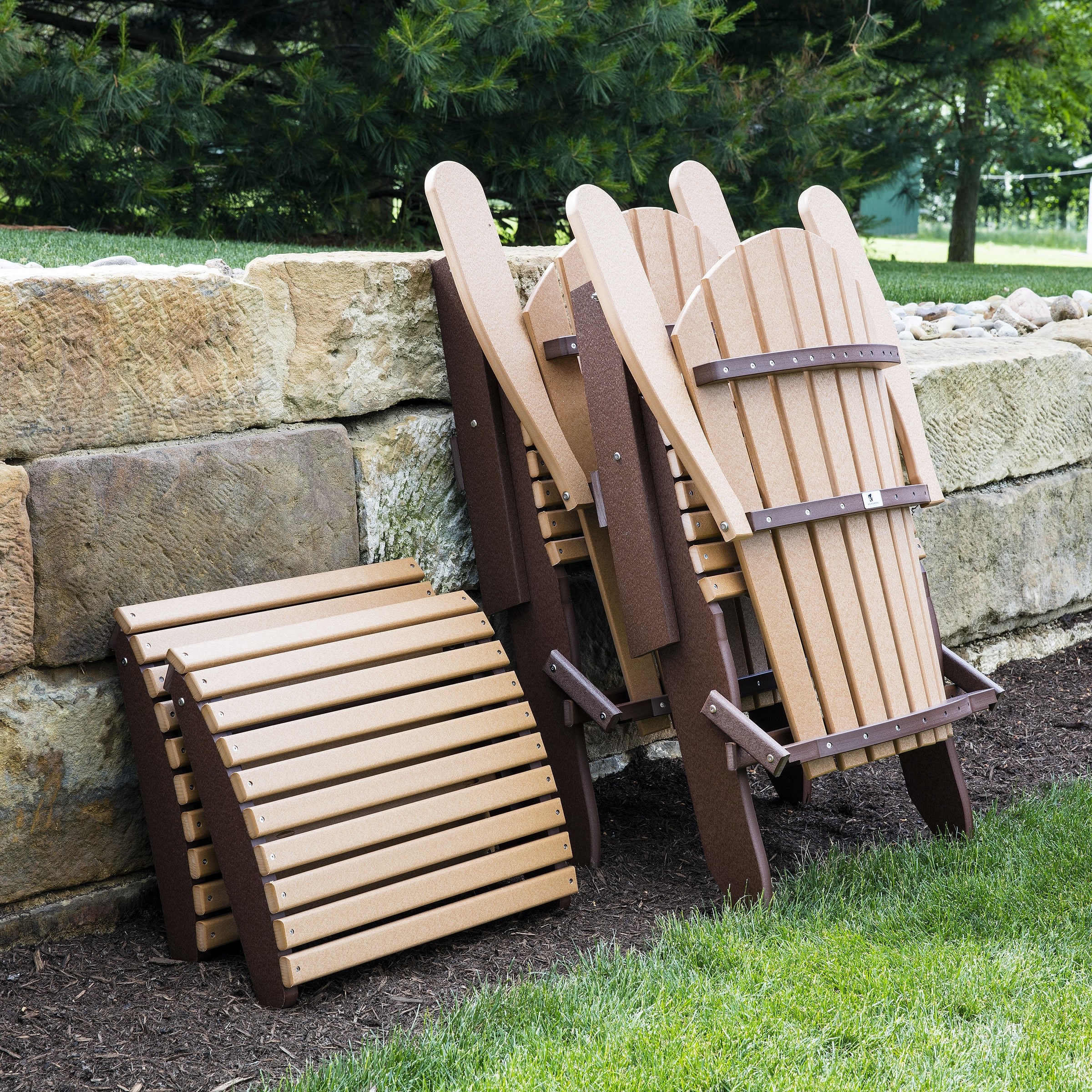 Folding Chair shown in Seashell textured finish