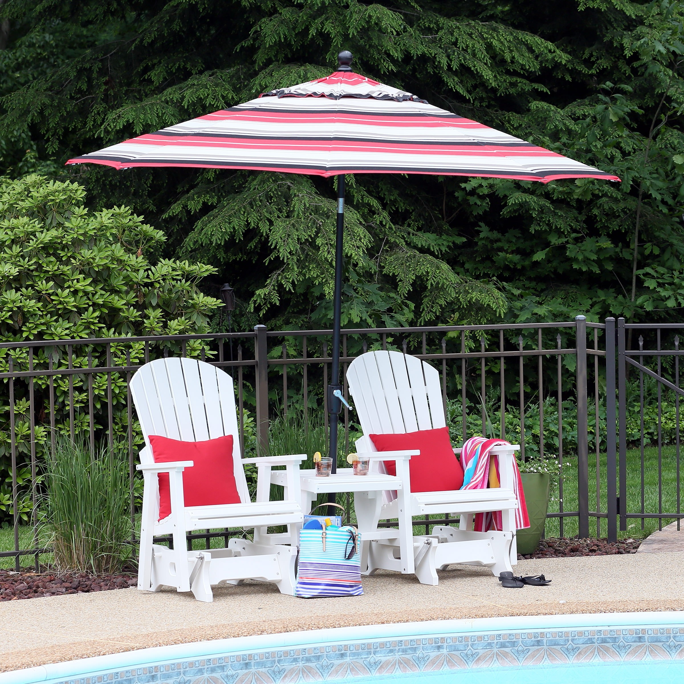 Pillows & Umbrella sold separately