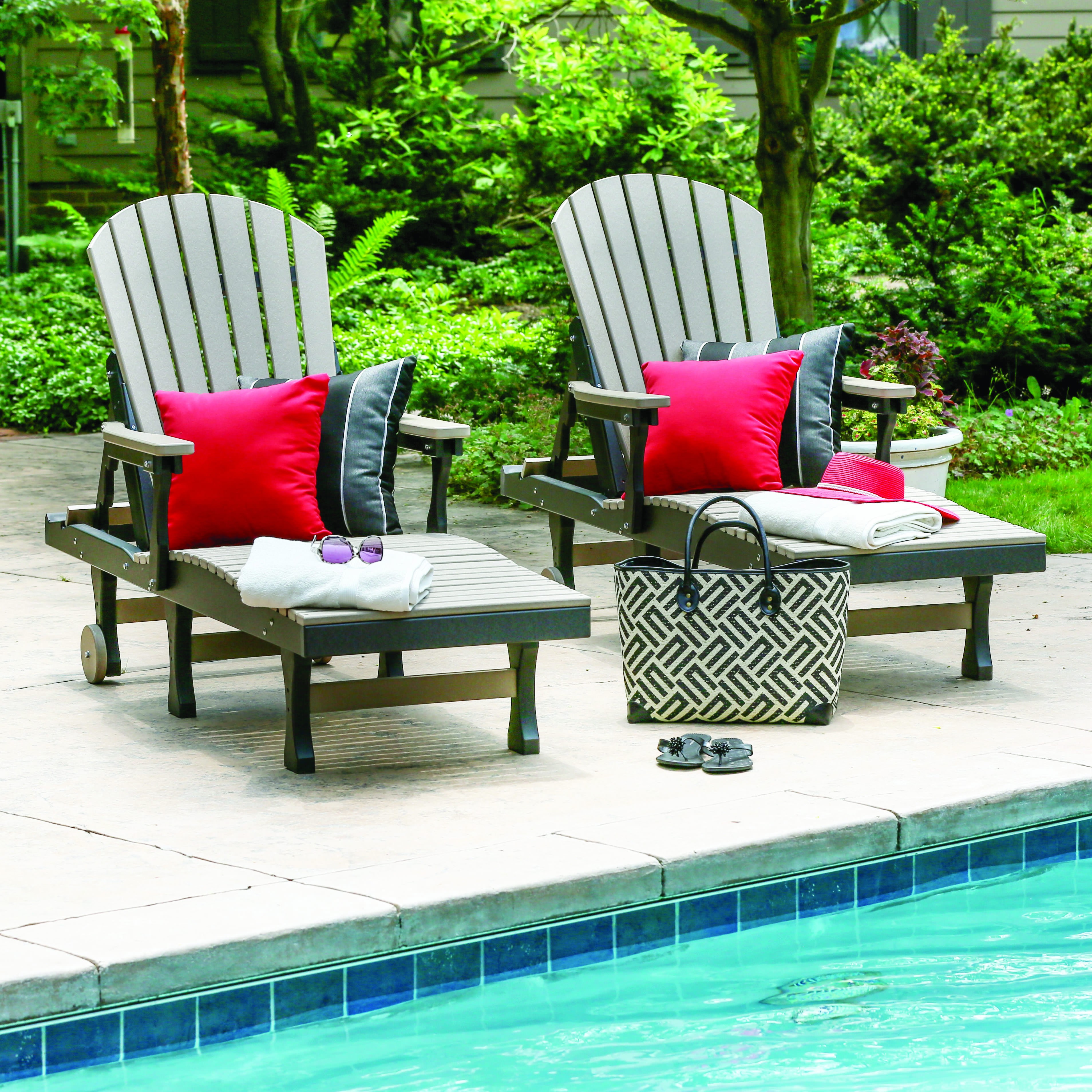 Berlin Gardens Comfo-Back Chaise Lounge Set