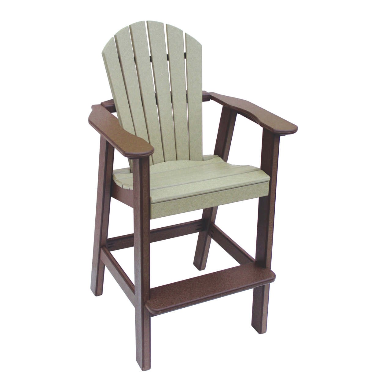 Amish Poly Comfy-Back Bar Chair - Sold in Pairs