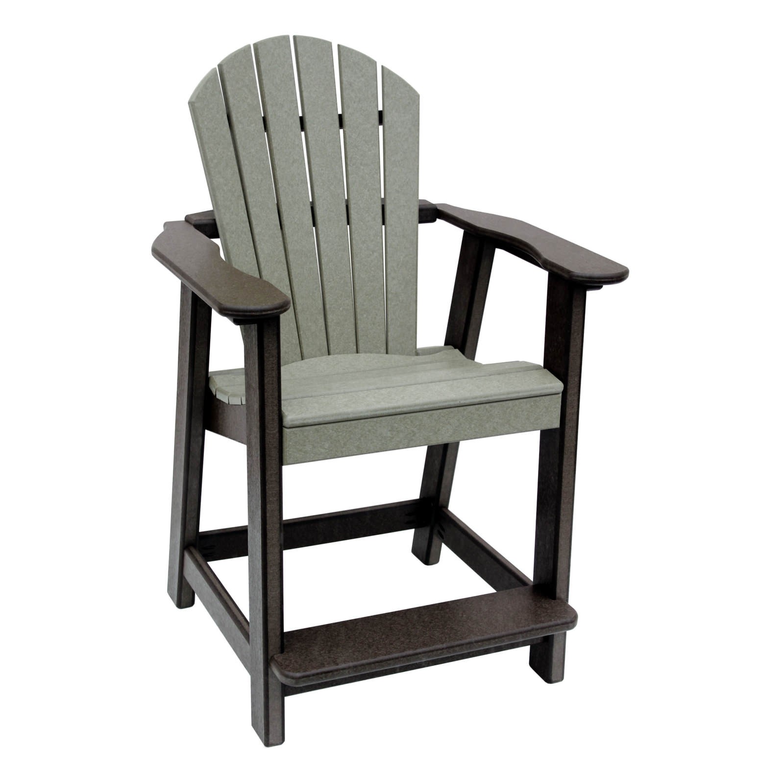 Amish Poly Comfy-Back Counter Chair - Sold in Pairs
