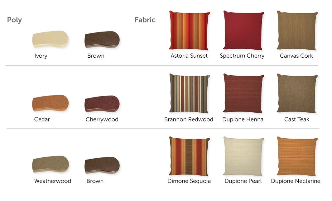 Finch Amish Poly Van Buren Deep Seating Sofa