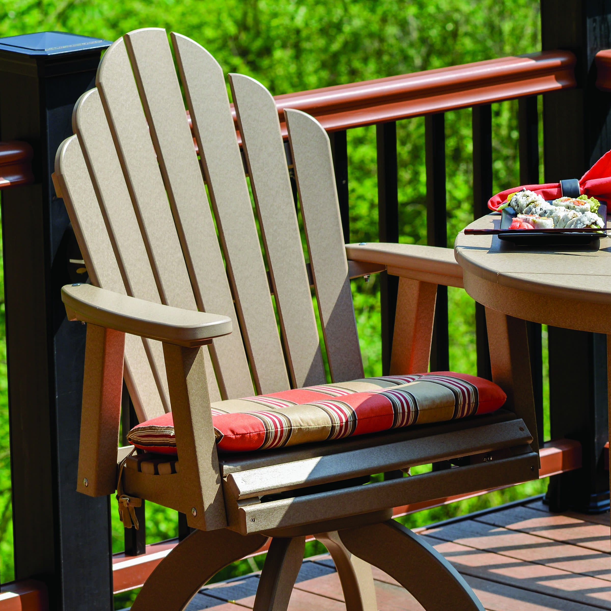 Berlin Gardens Single Comfo and Cozi-Back 22 in x 16 in Seat Cushion