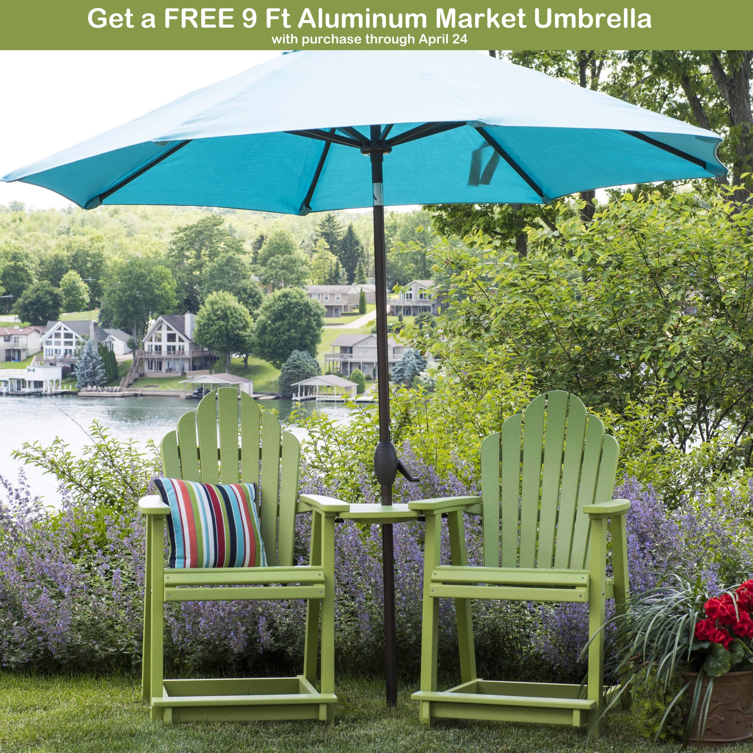 Berlin Gardens Cozi-Back Counter Tete-a-Tete Set