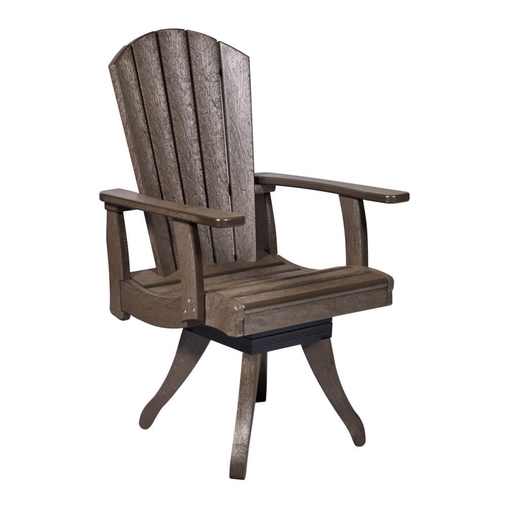 CR Plastics Generations Addy Swivel Dining Arm Chair