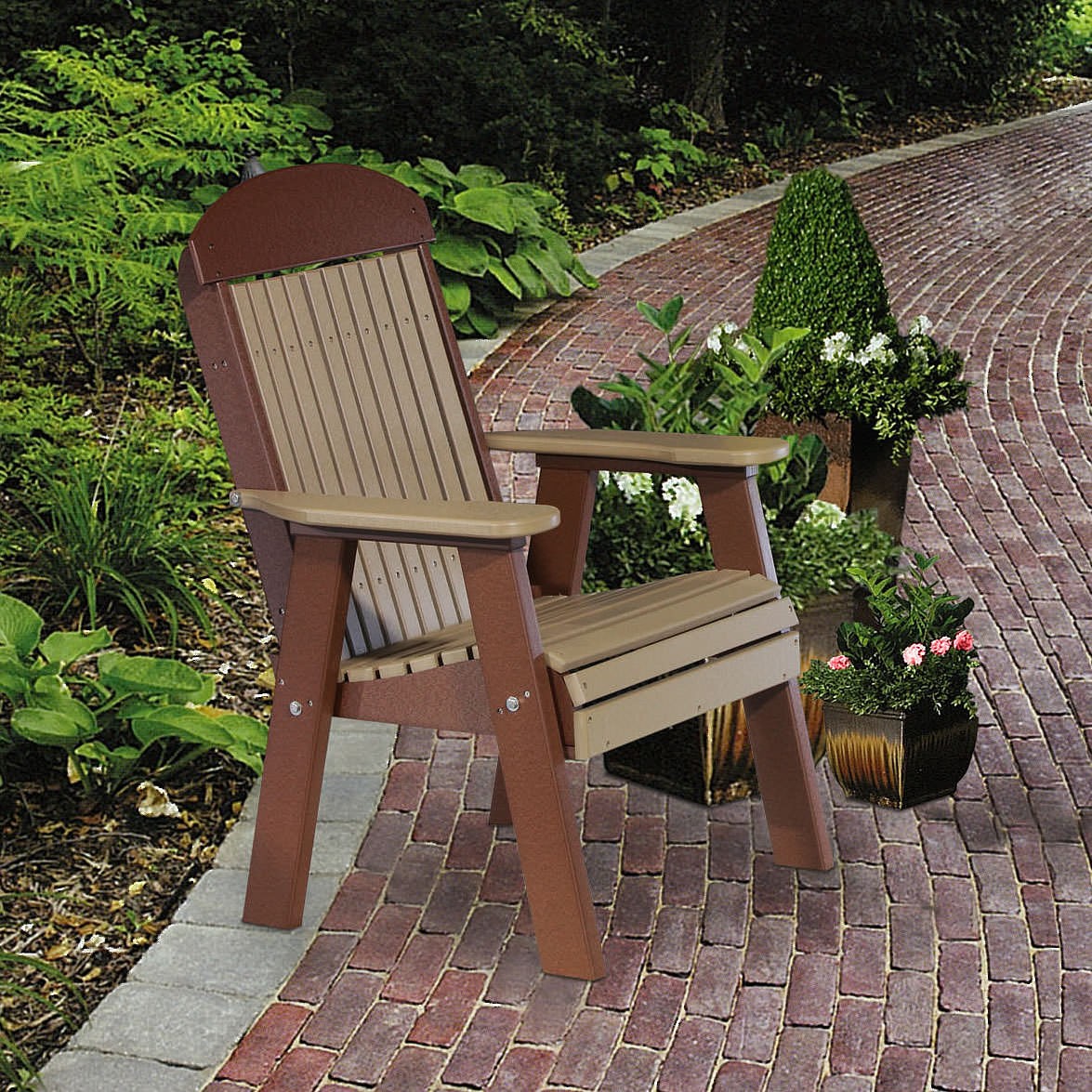 Shown in Weatherwood on Chestnut