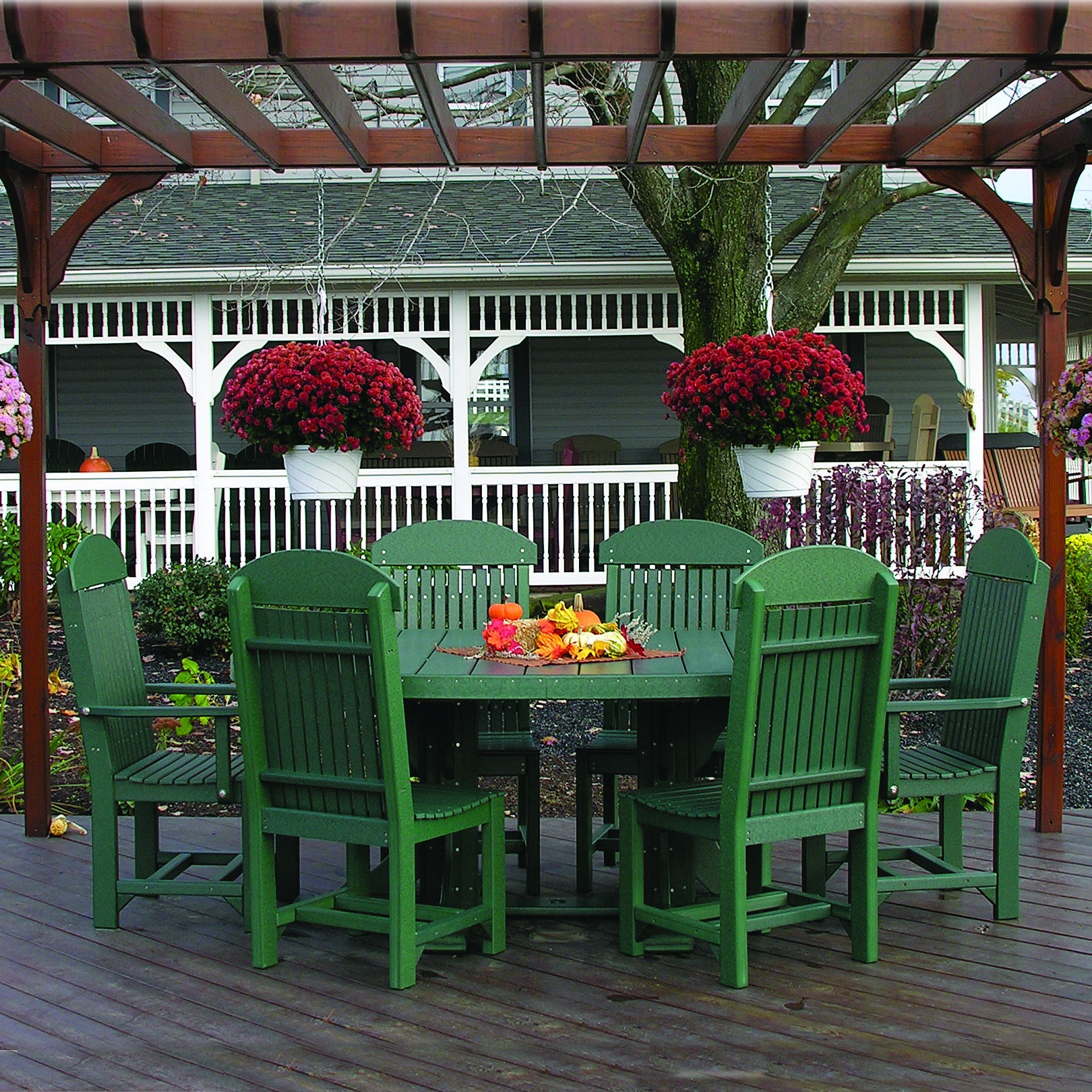 Luxcraft Oval Captains Outdoor Dining Set