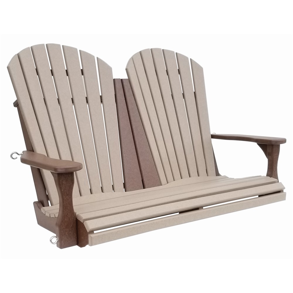 Amish Poly Comfy-Back 4 ft Swing w/ Stainless Steel Chain