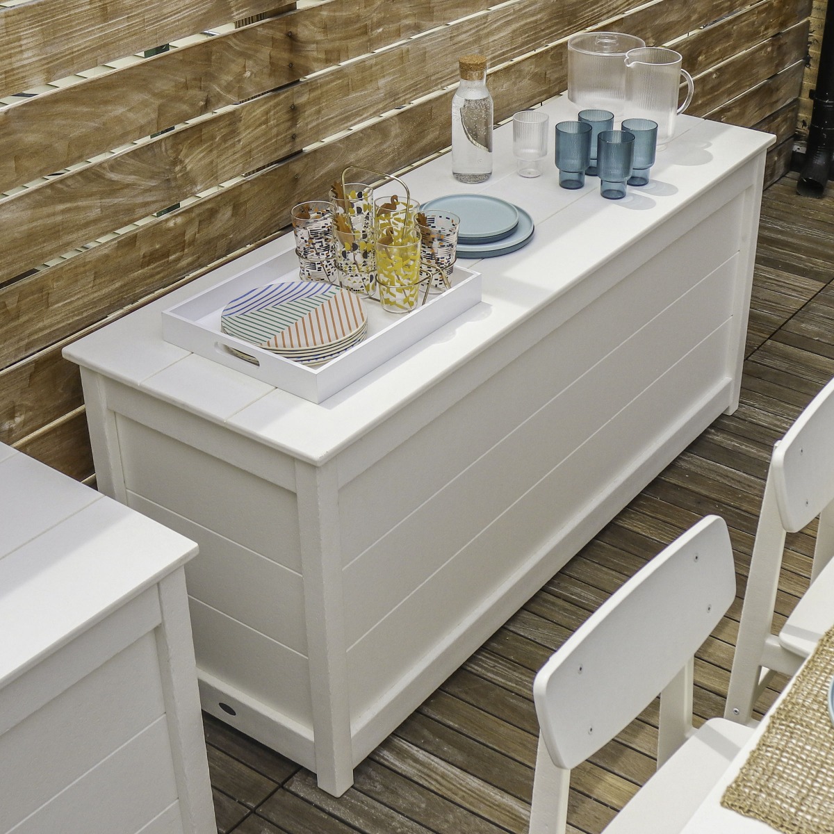 POLYWOOD 68 in Console Table with Storage