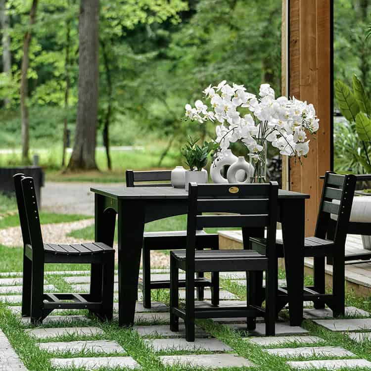LuxCraft Island 44" Square Dining Table - Gallery Image 1
