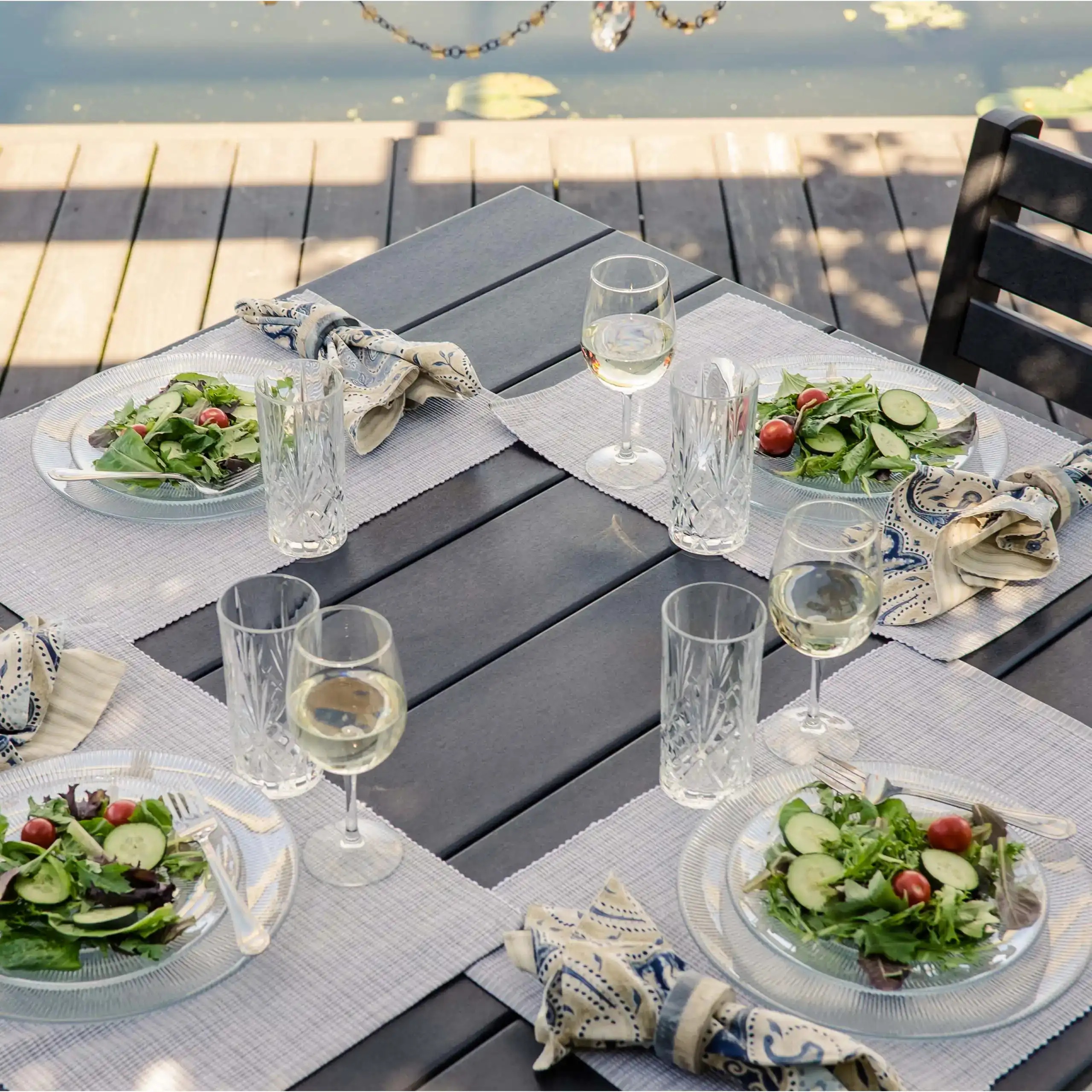LuxCraft Island 44" Square Dining Table - Gallery Image 3