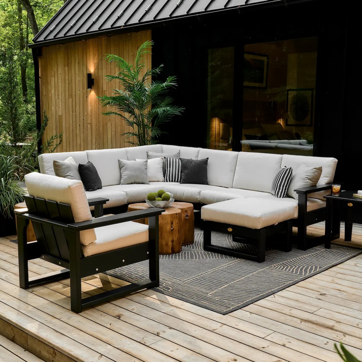 LuxCraft Lanai Deep Seating Sofa, Loveseat & Corner Unit