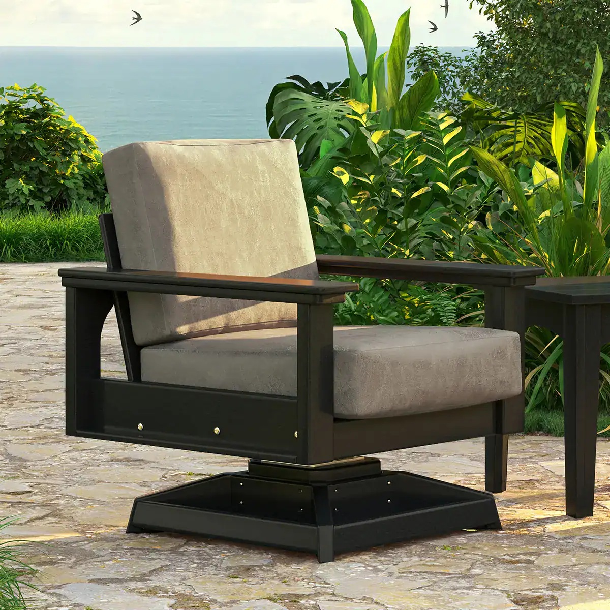 LuxCraft Lanai Deep Seating Swivel Rocker - Gallery Image 1