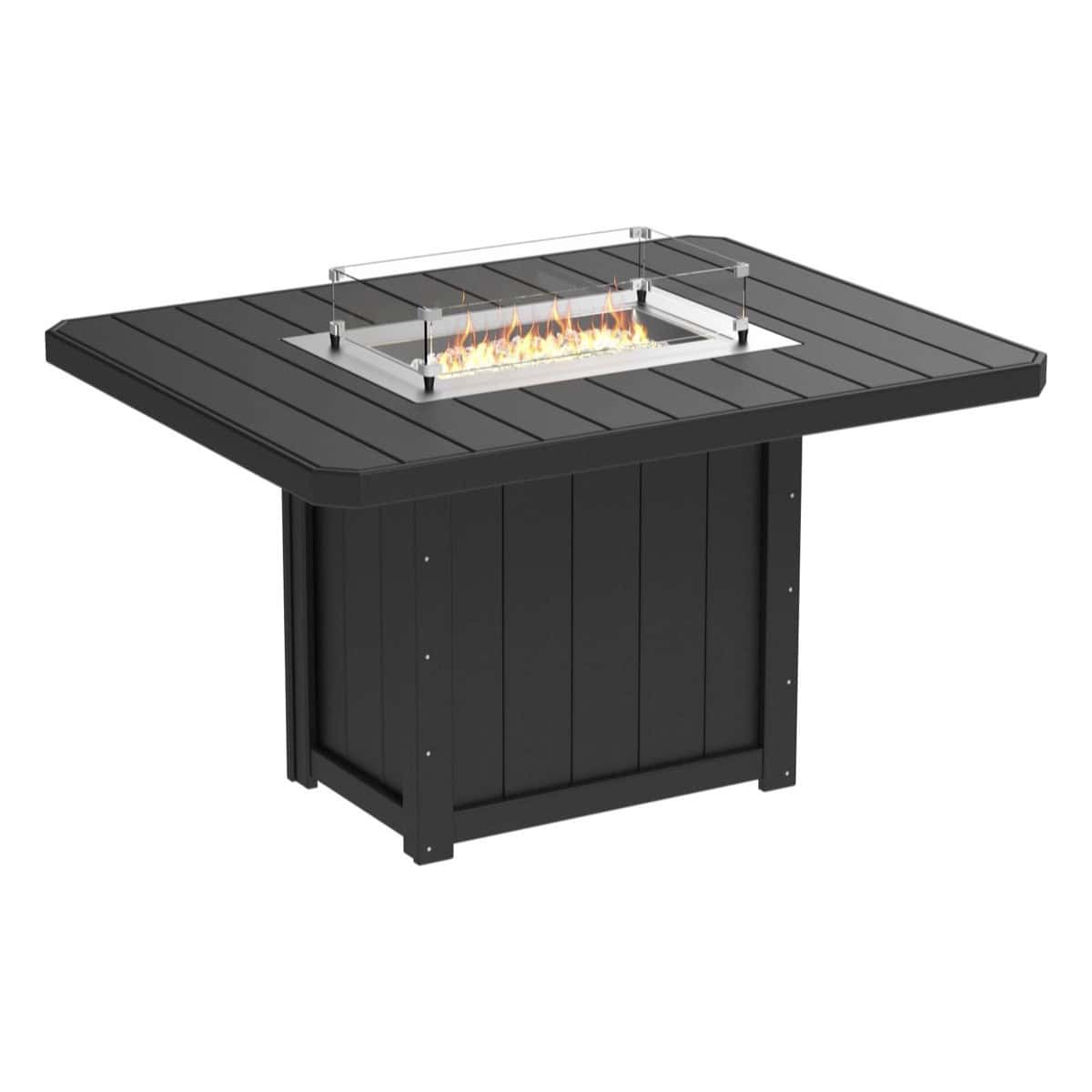 LuxCraft Lumin 62" Rectangular Counter Fire Table