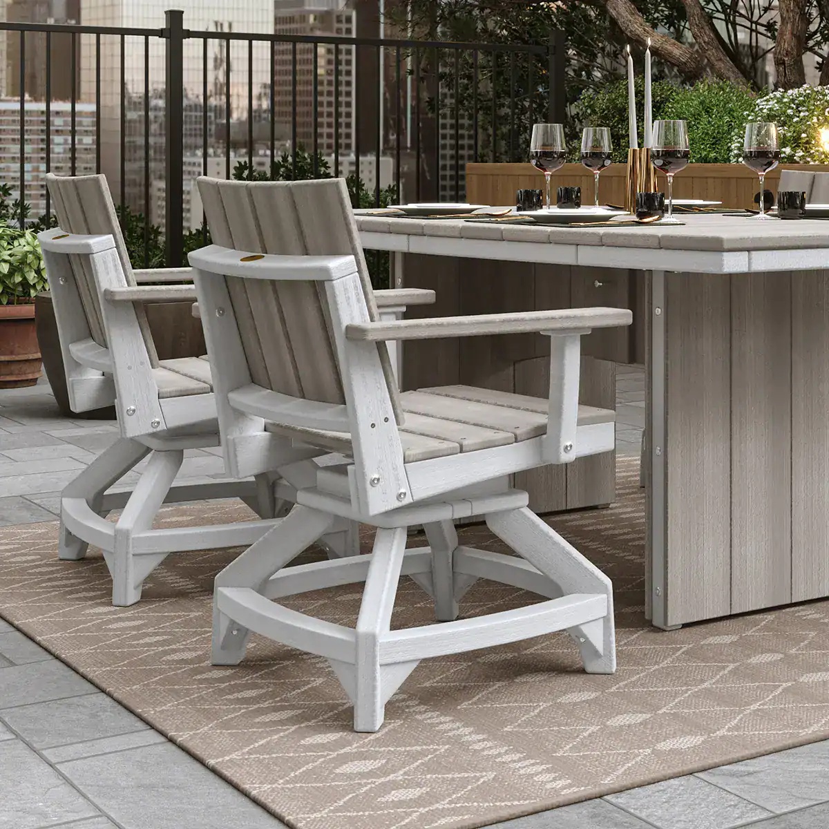 LuxCraft Urban Counter Swivel Chair - Gallery Image 1