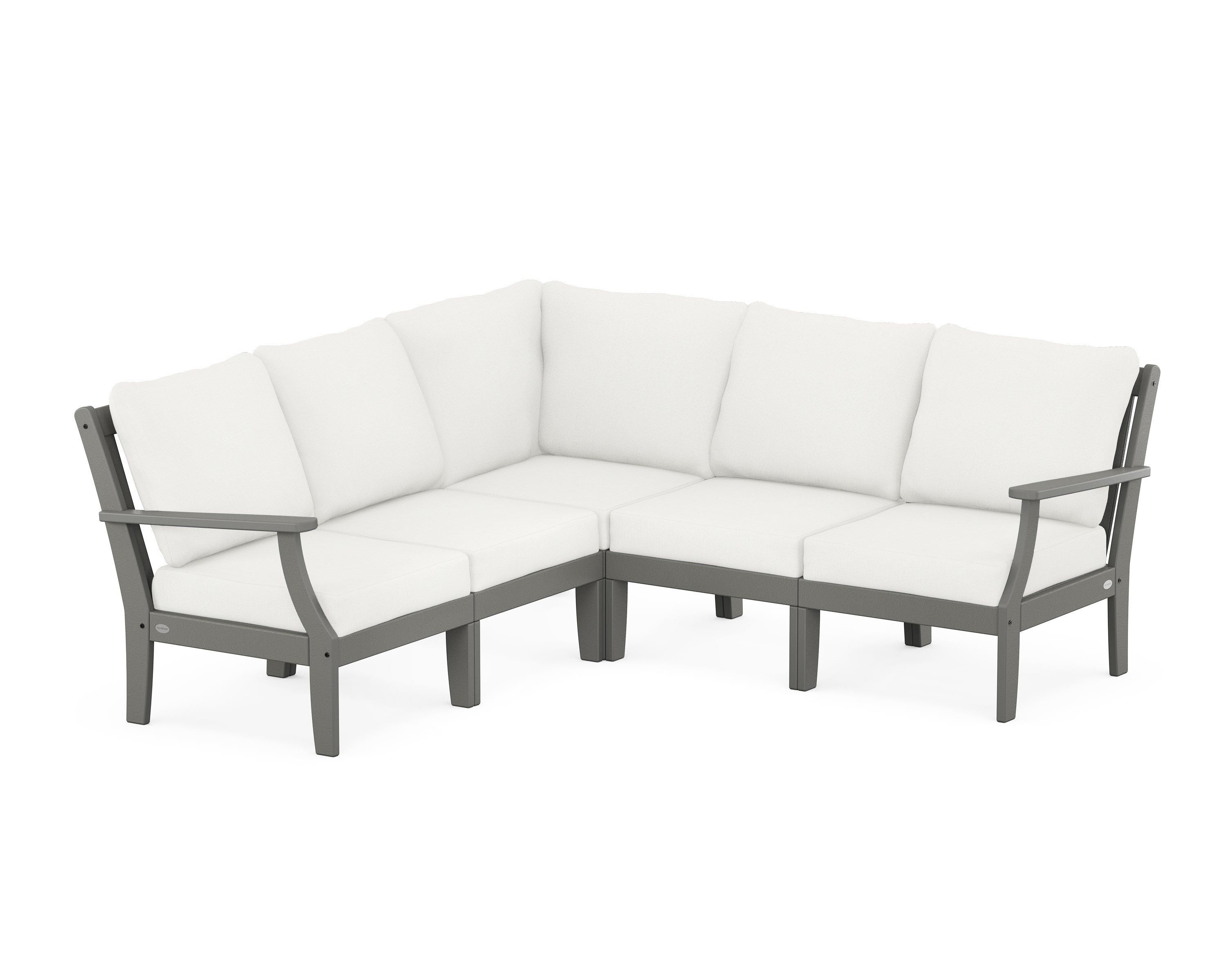 POLYWOOD Braxton Modular 5-Piece Deep Seating Set