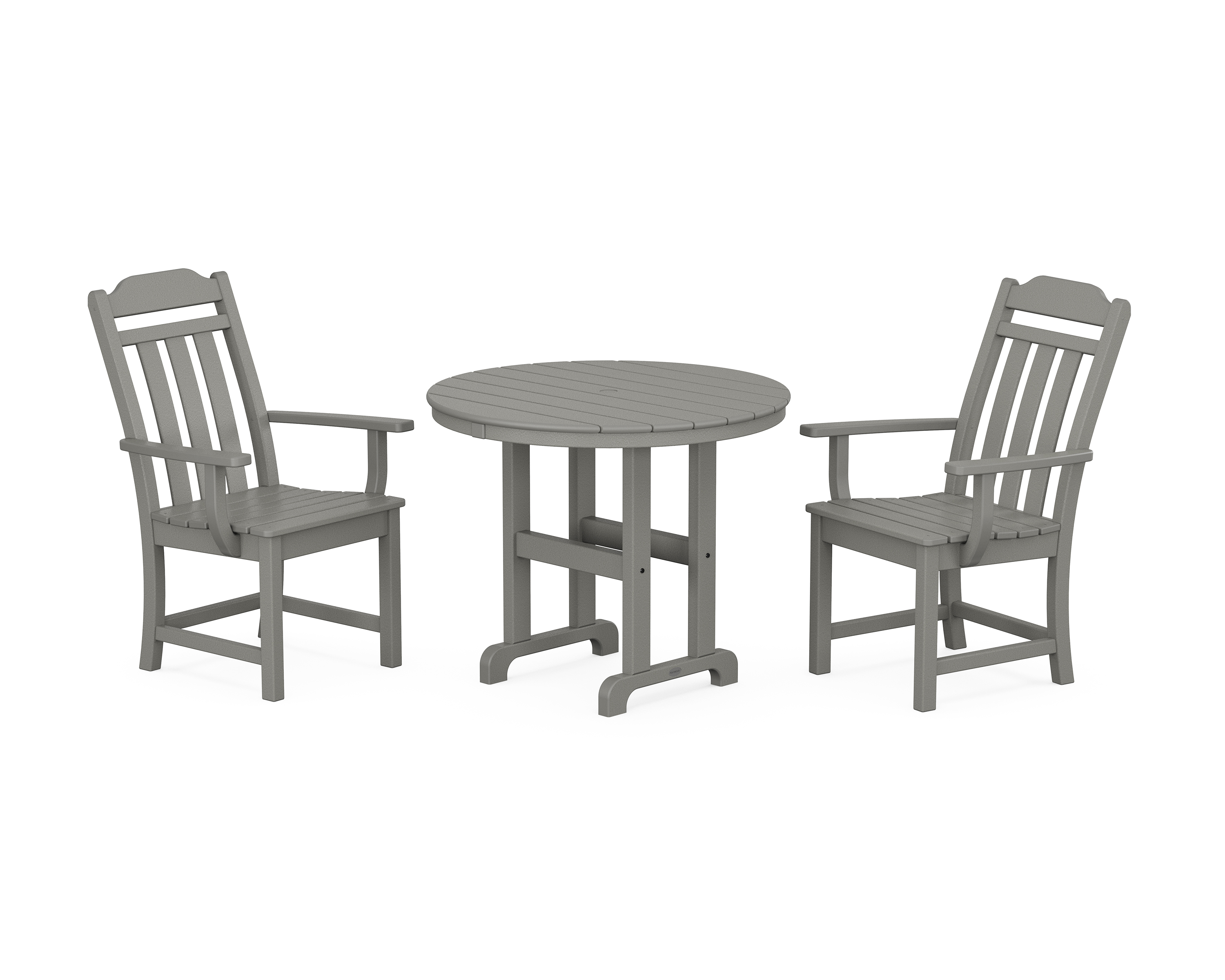 POLYWOOD Cottage 3-Piece Farmhouse Dining Set