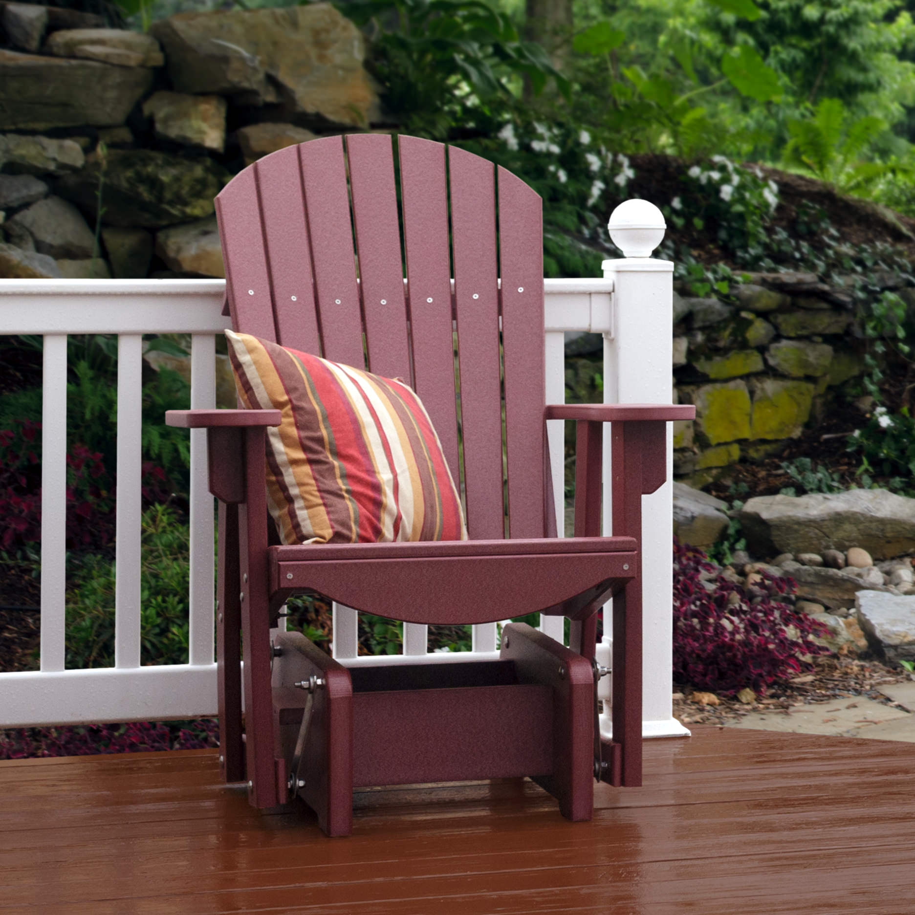 Fanback Poly Chair Glider