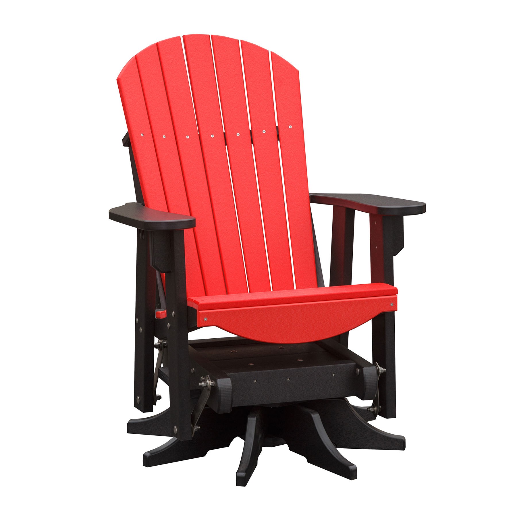 Fanback Poly Swivel Glider