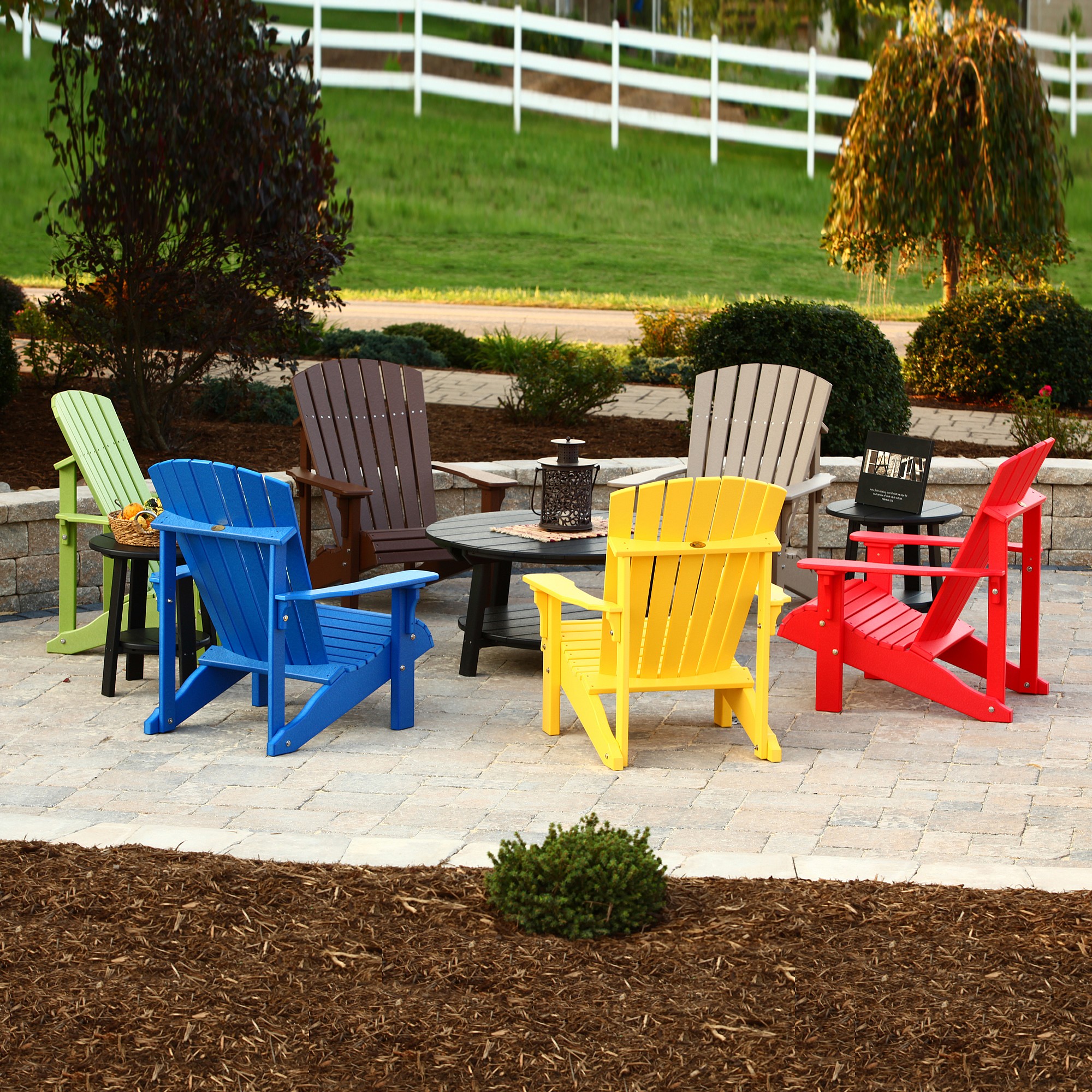 Shown in weatherwood on chestnut brown