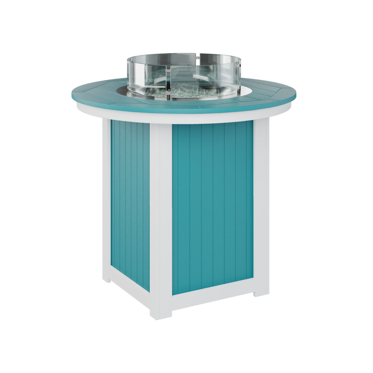 Shown in Arbua Blue on White