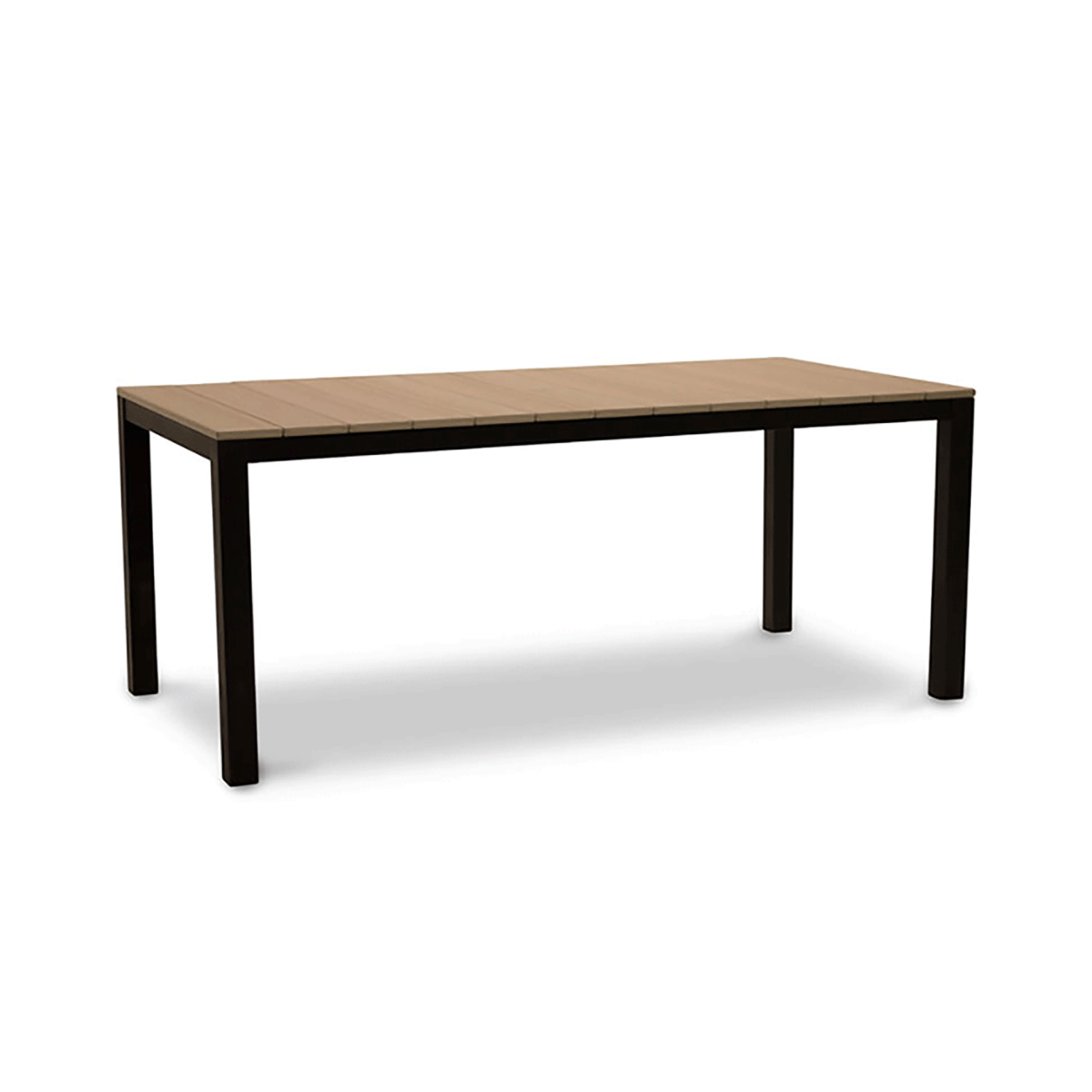 Durogreen Park City Modern Outdoor 72 in Rectangular Dining Table