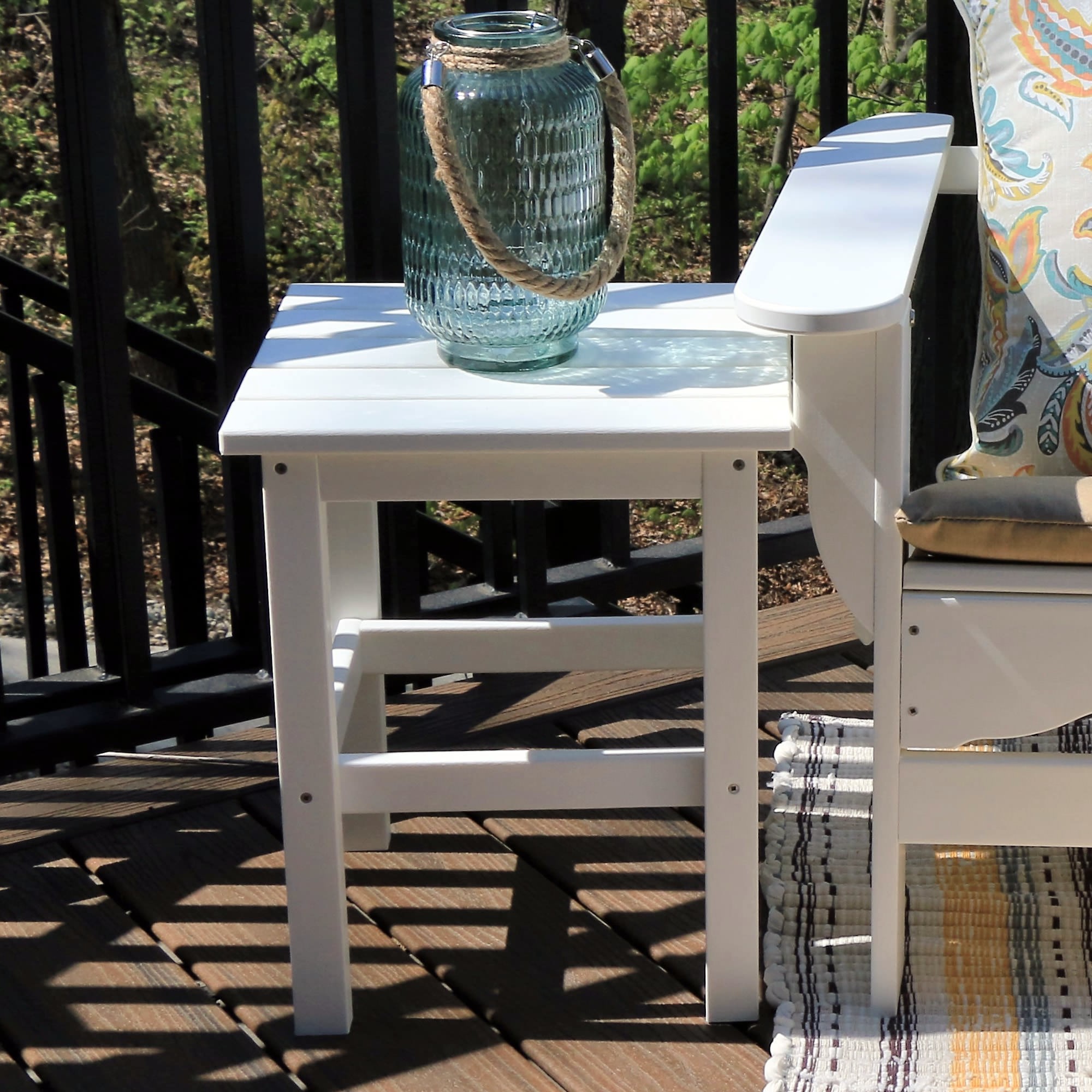 Durogreen 15 in Square Side Table