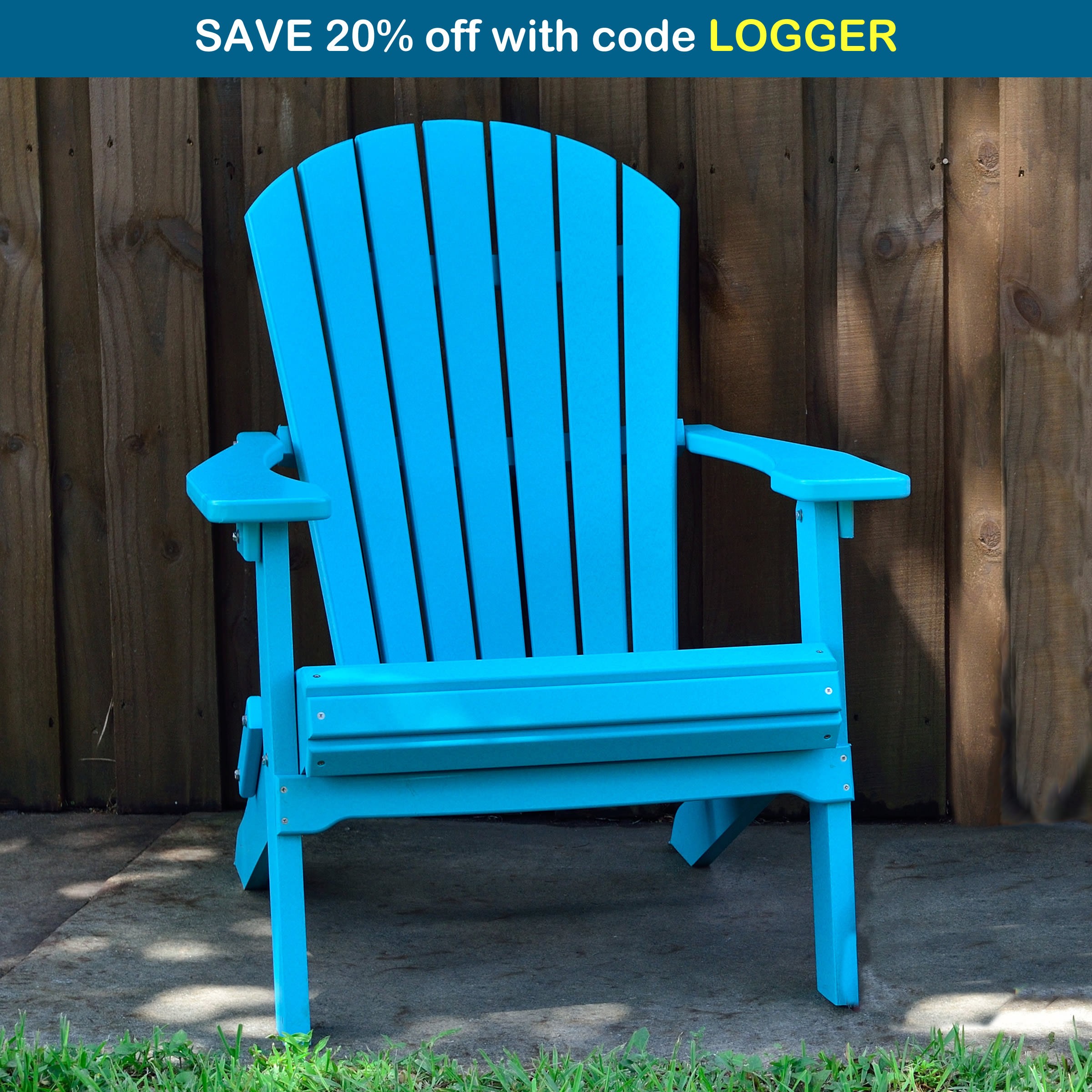 Loggerhead Folding Adirondack Chair