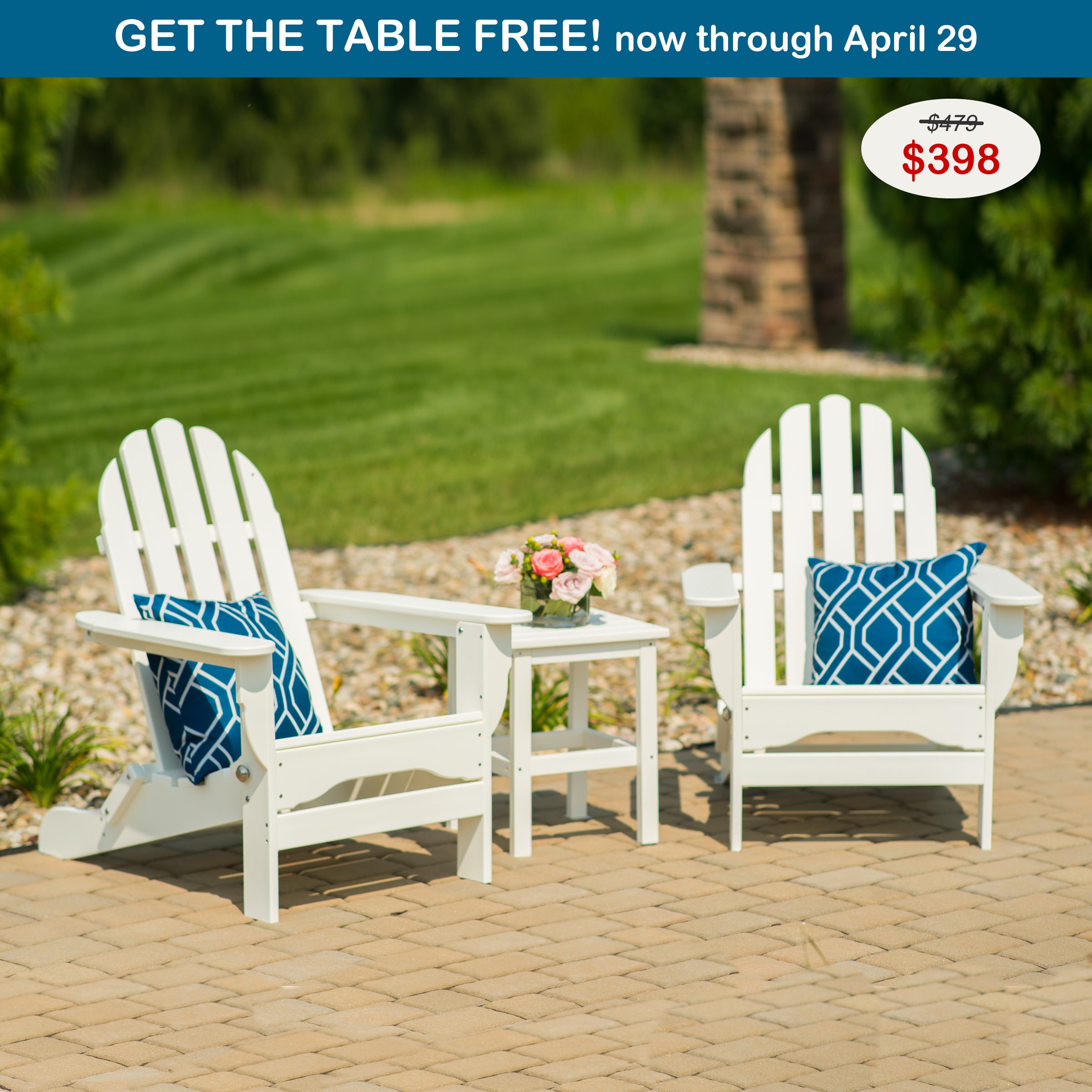 Durogreen™ Adirondack Conversation Set