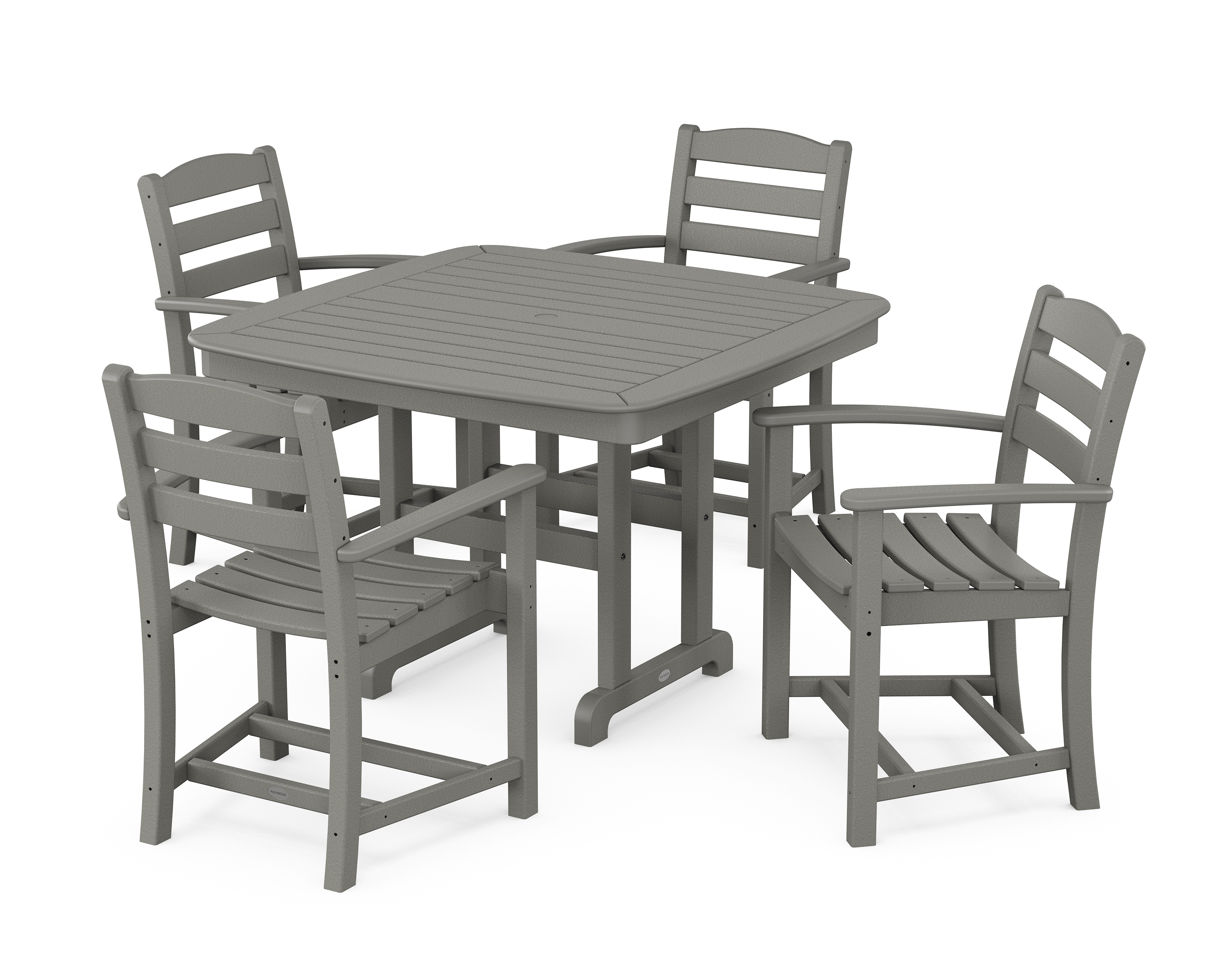 POLYWOOD La Casa Café 5-Piece Dining Set with Trestle Legs