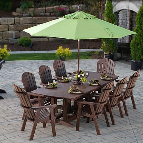 Berlin Gardens Elite Comfo-Back Orchid Dining Set