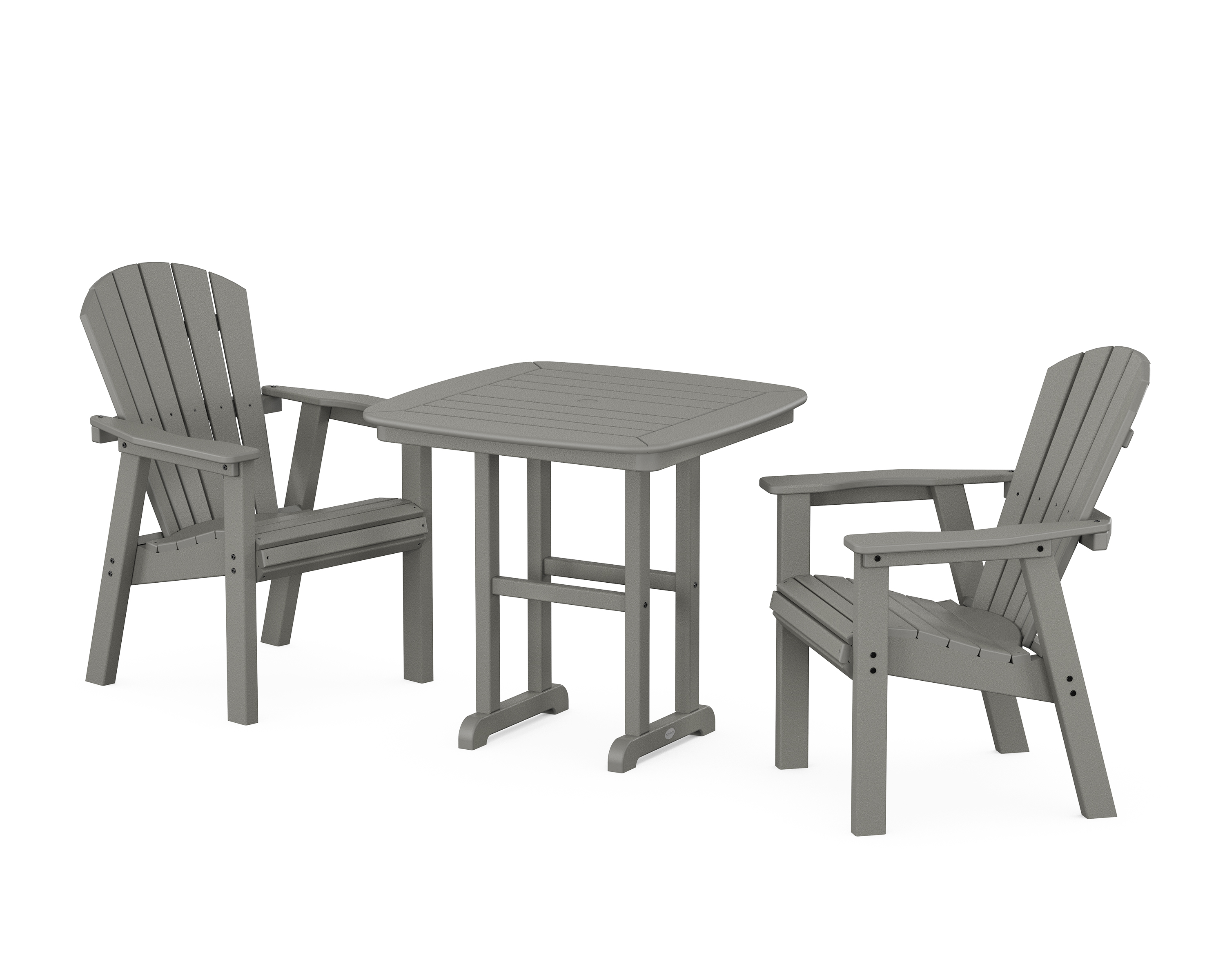 POLYWOOD Seashell 3-Piece Dining Set