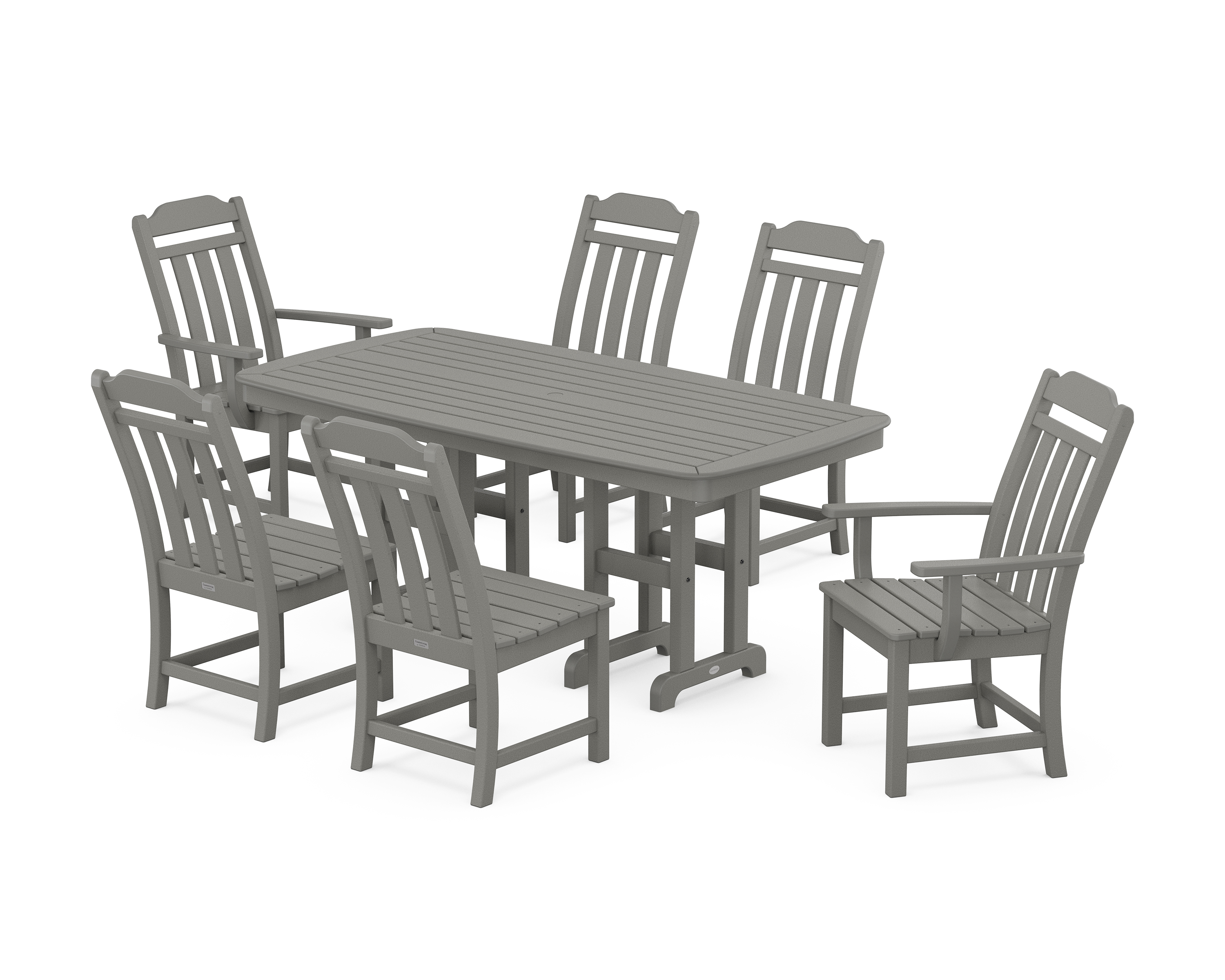 POLYWOOD Cottage 7-Piece Dining Set