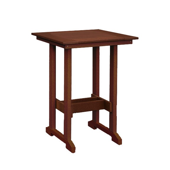 Finch Amish Poly 29 in Square Bar Table