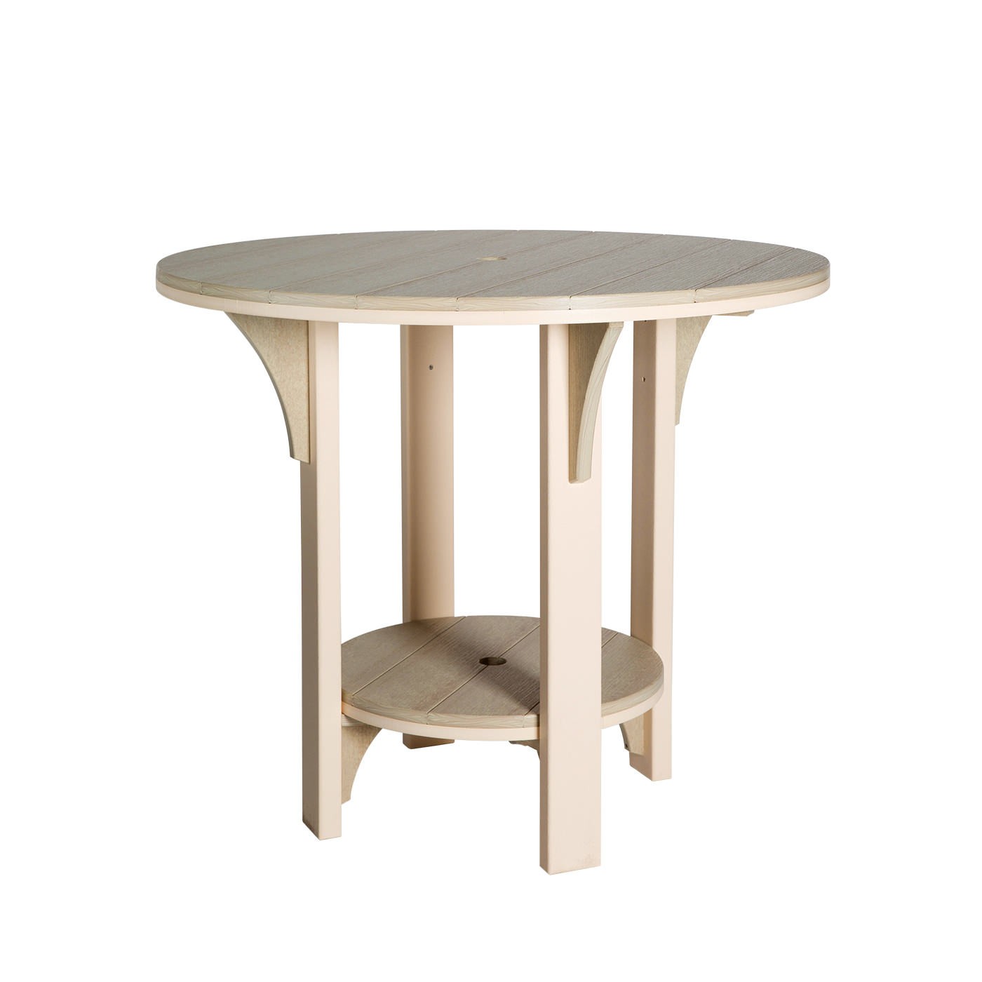 Finch Amish Poly 42 in Great Bay Round Counter Table