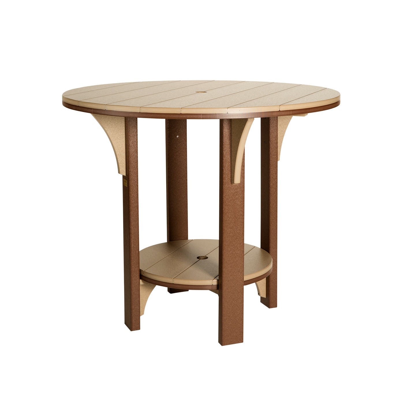 Shown in Brown frame with Weatherwood Slats