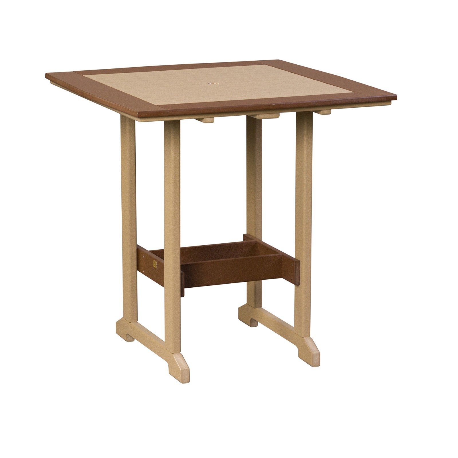 Finch Amish Poly 42 in x 43 in Great Bay Bar Table