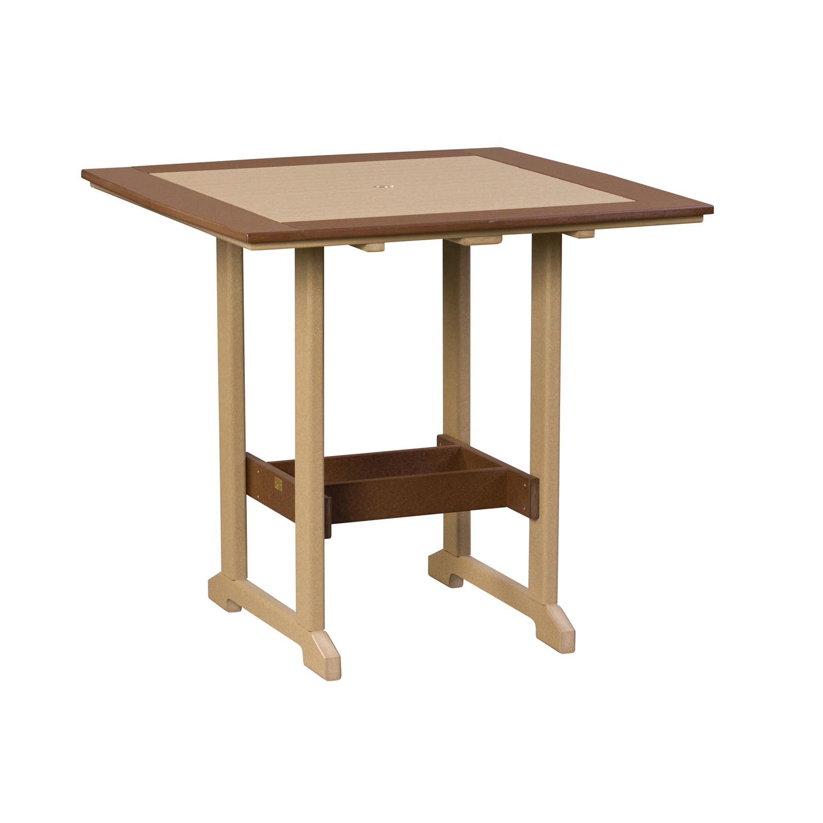Finch Amish Poly 42 in x 43 in Great Bay Counter Table