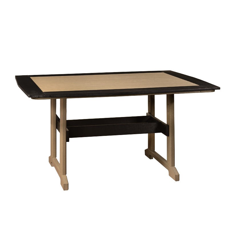 Finch Amish Poly 42 in x 60 in Great Bay Dining Table