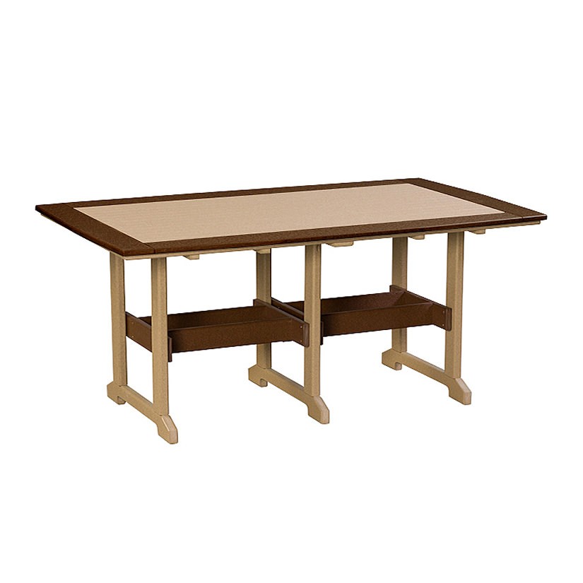 Finch Amish Poly 42 in x 96 in Great Bay Counter Table